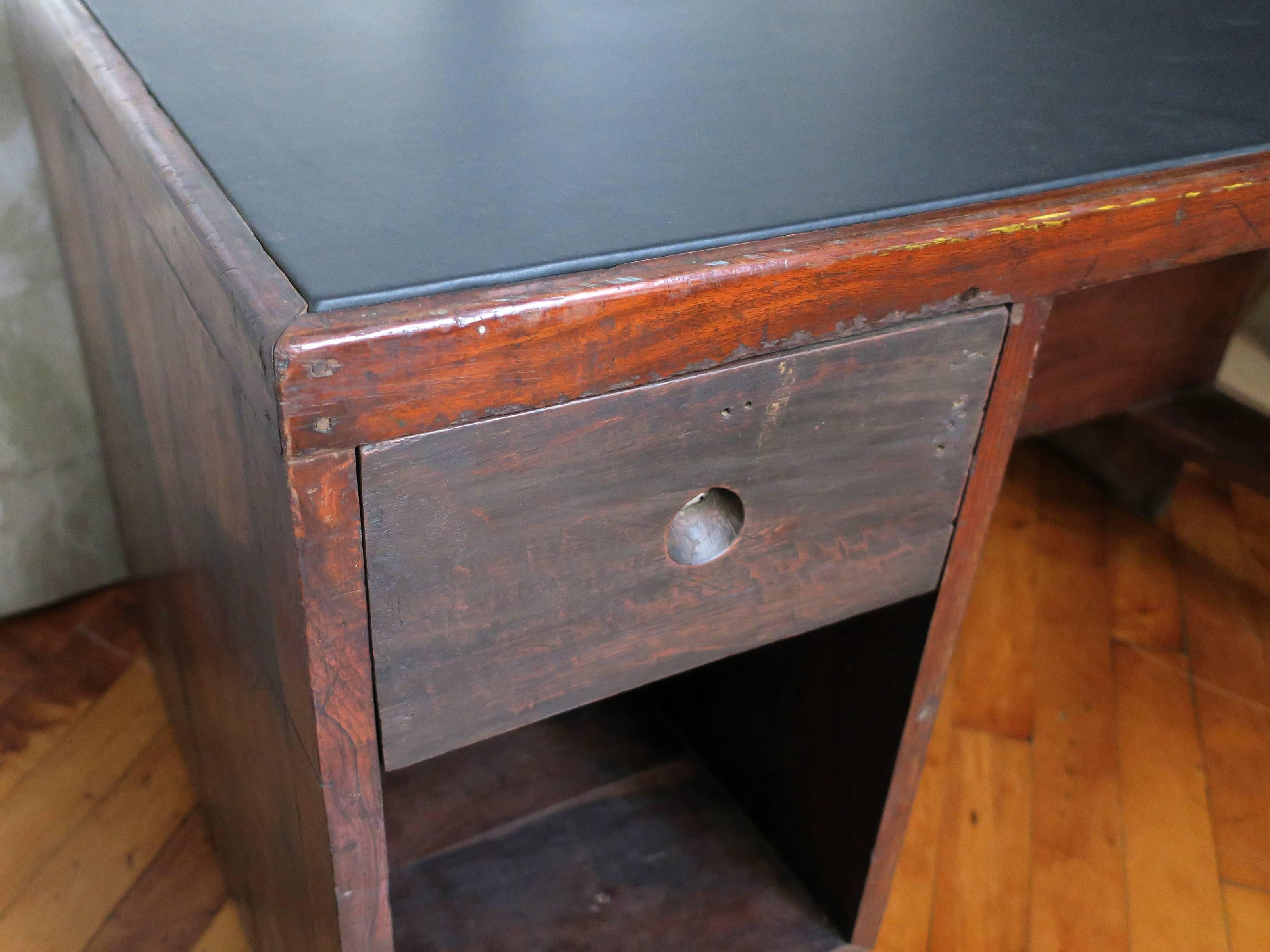 20th Century Pierre Jeanneret Desk from the Administrative Buildings, Chandigarh
