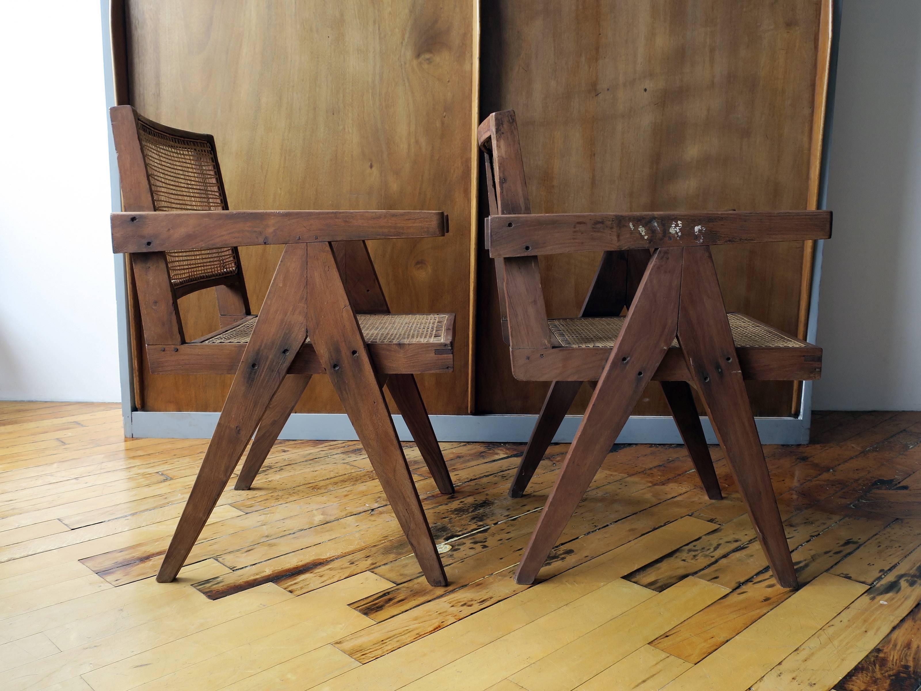 20th Century Pierre Jeanneret Pair of 