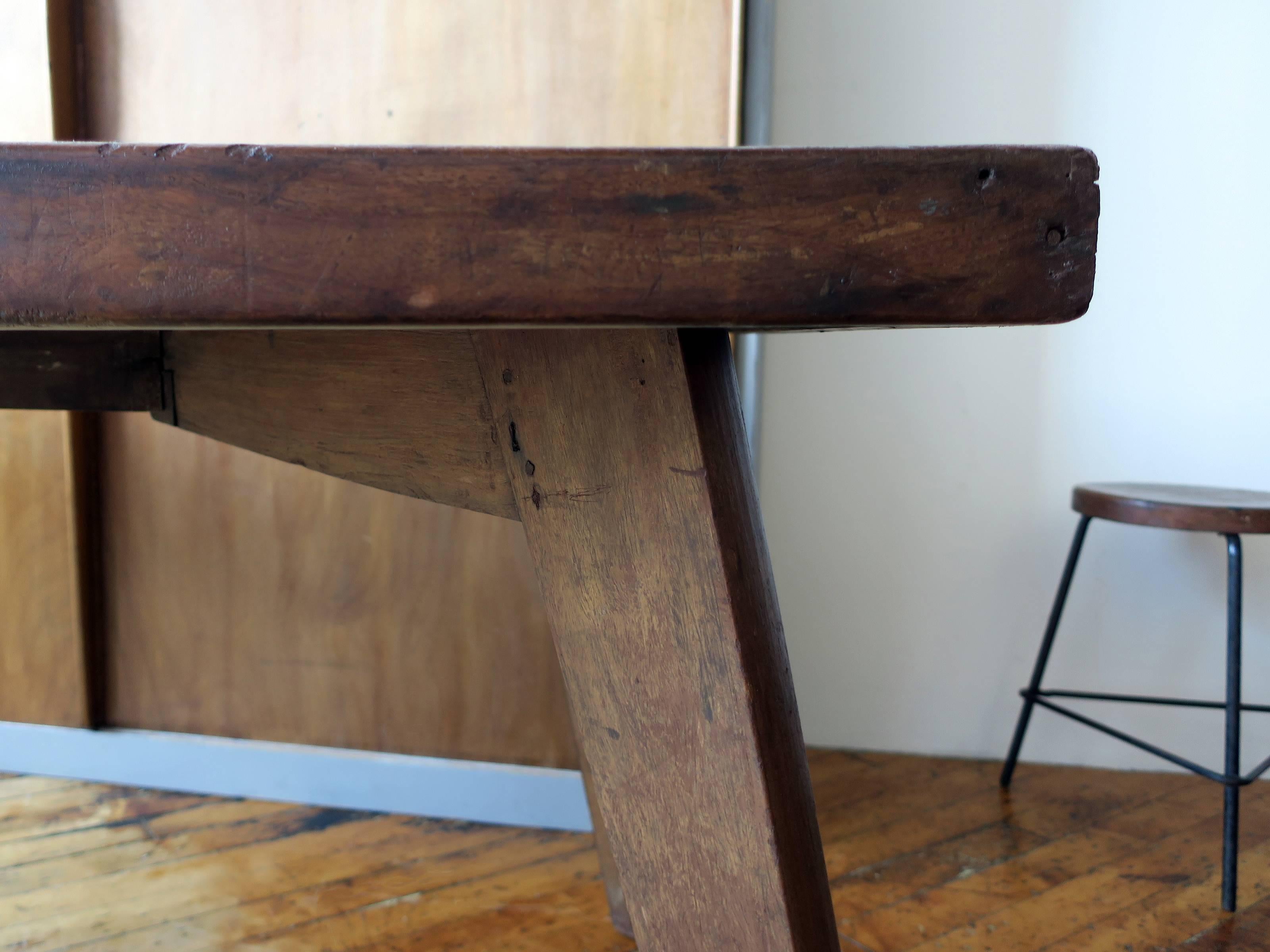 Teak Pierre Jeanneret Dining Table from Chandigarh