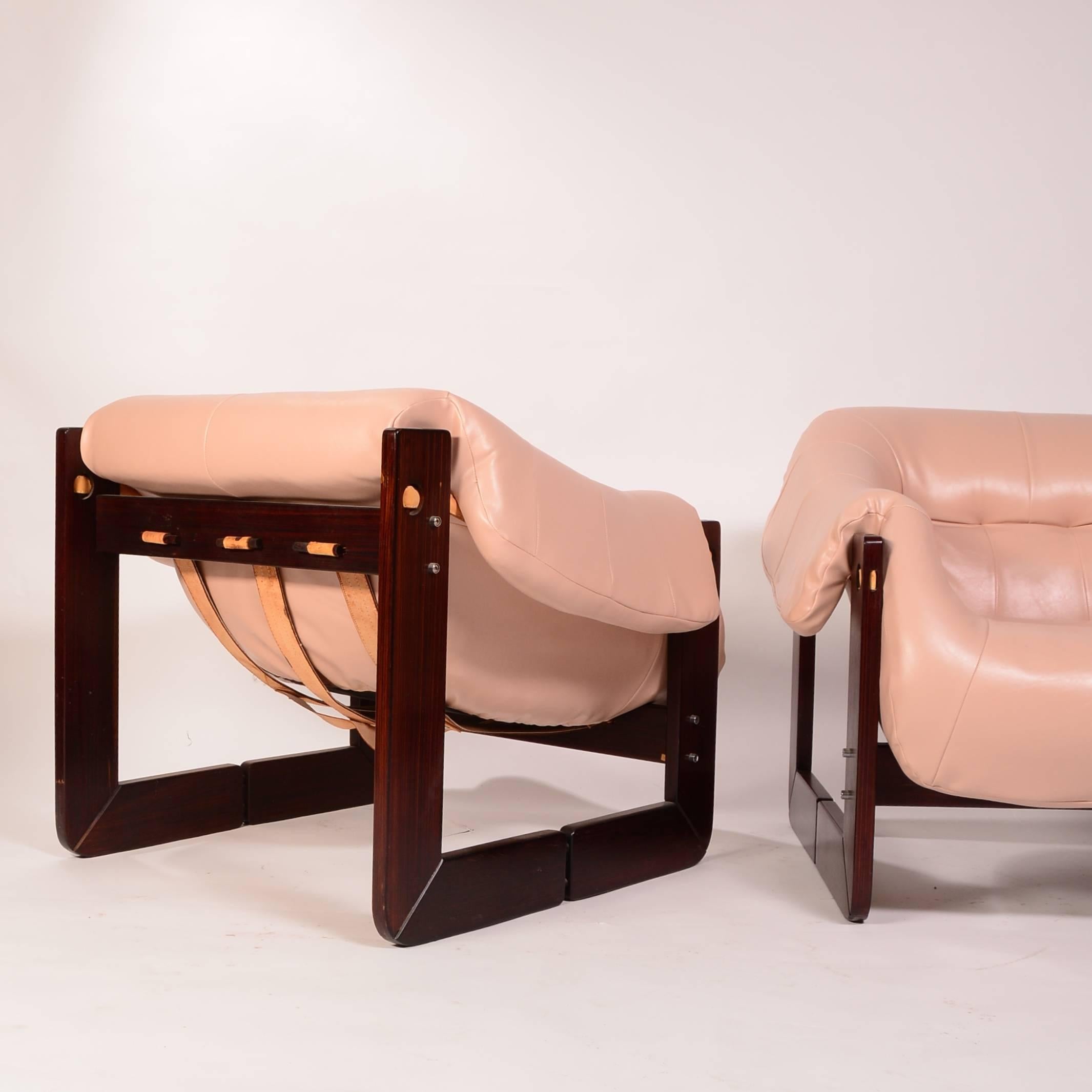 Modern Percival Lafer Rosewood Lounge Chairs