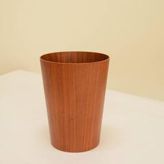 Mid-Century Teak Waste Basket by House of Rainbow Wood Productions Inc