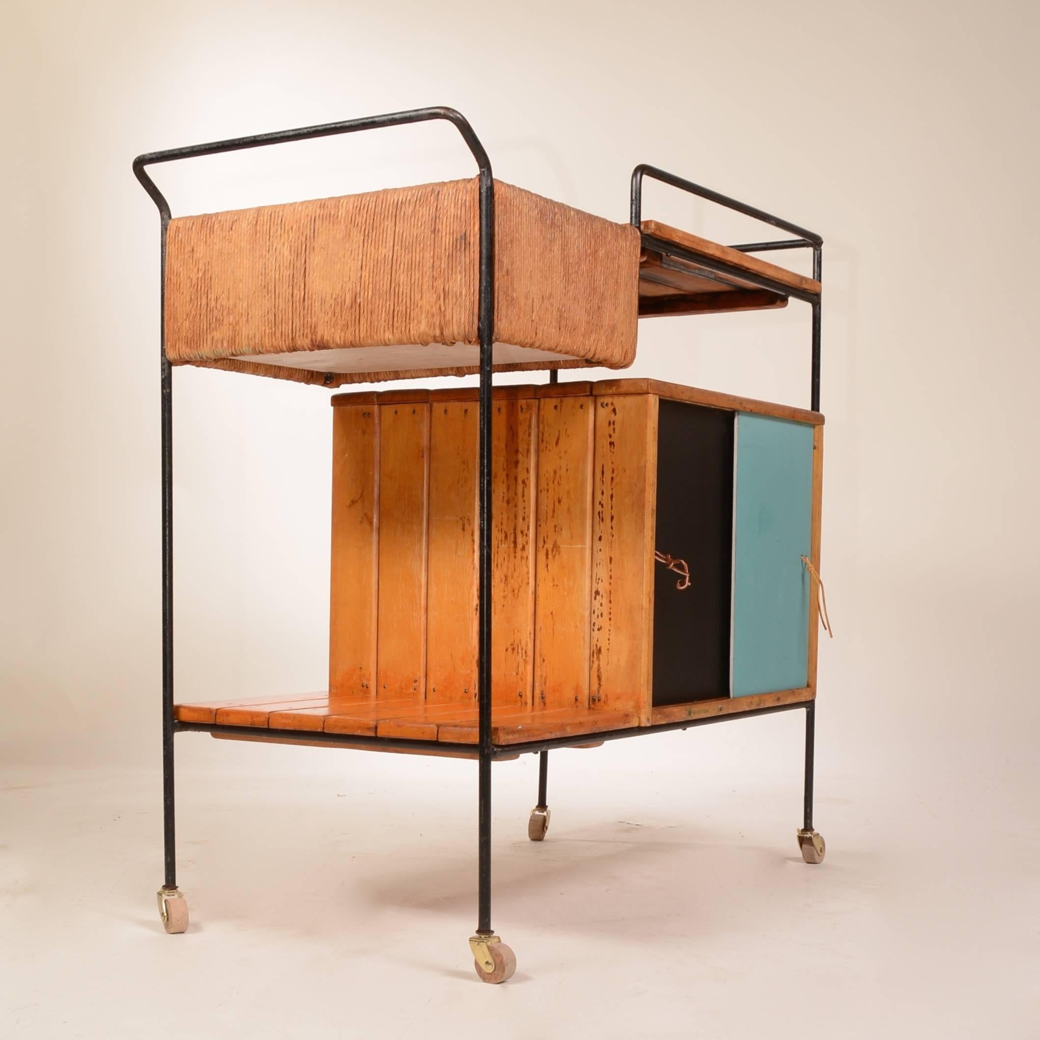 Mid-Century Modern Arthur Umanoff Bar Cart