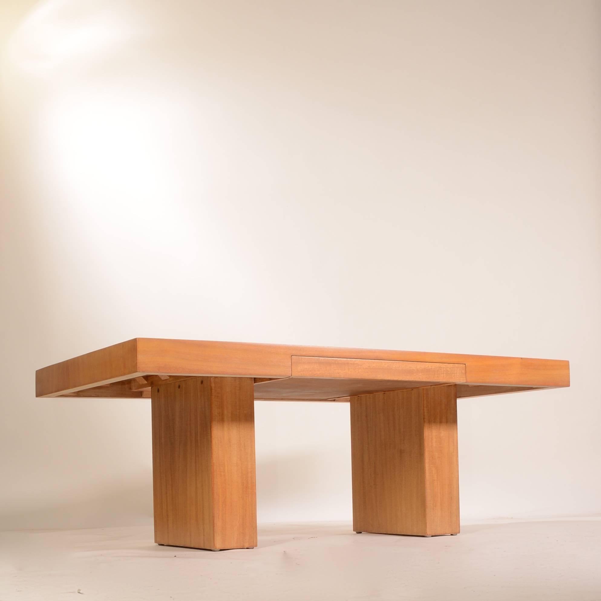 Mid-Century Modern Early and Rare Edward Wormley for Dunbar Mahogany One-Drawer Coffee Table