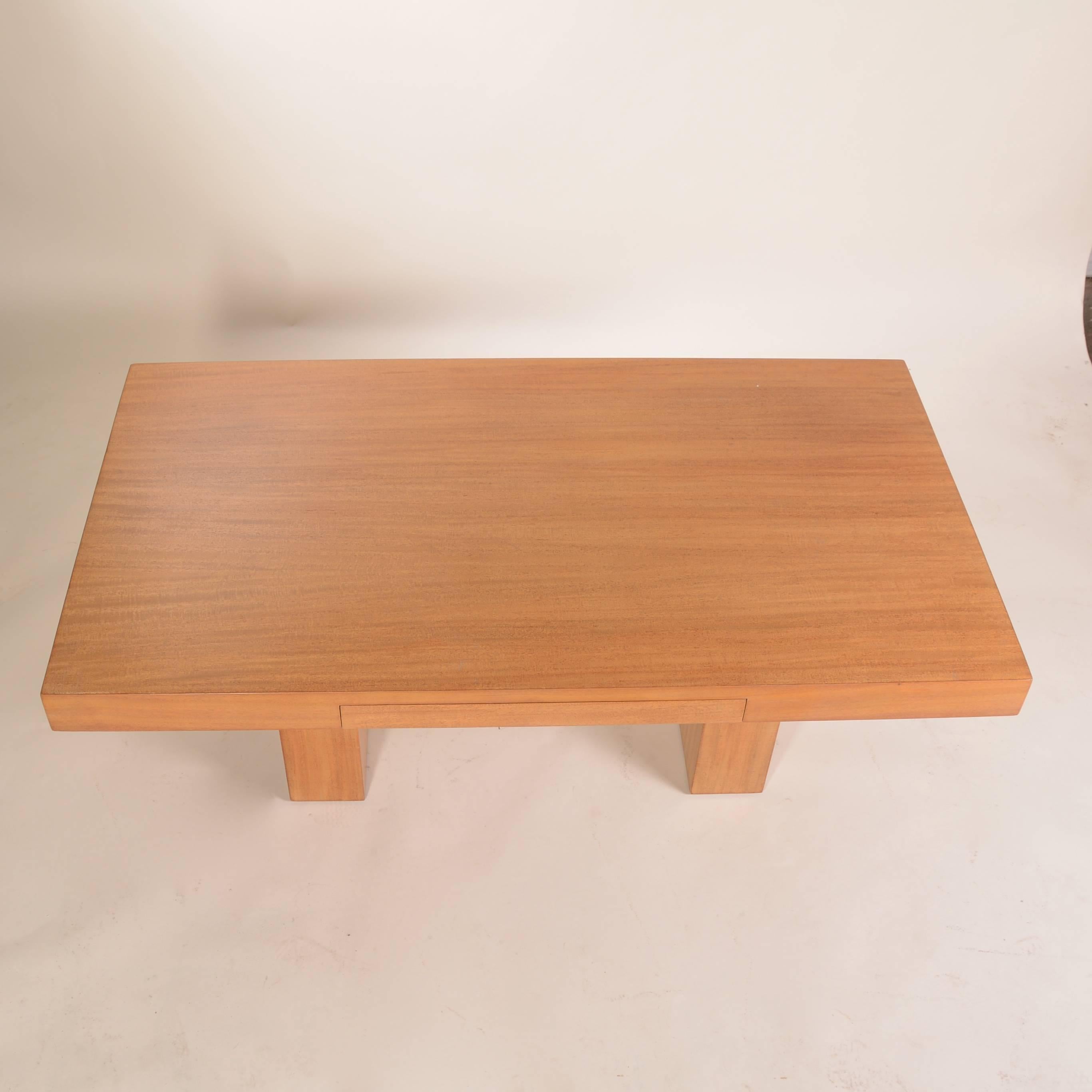 Mid-20th Century Early and Rare Edward Wormley for Dunbar Mahogany One-Drawer Coffee Table