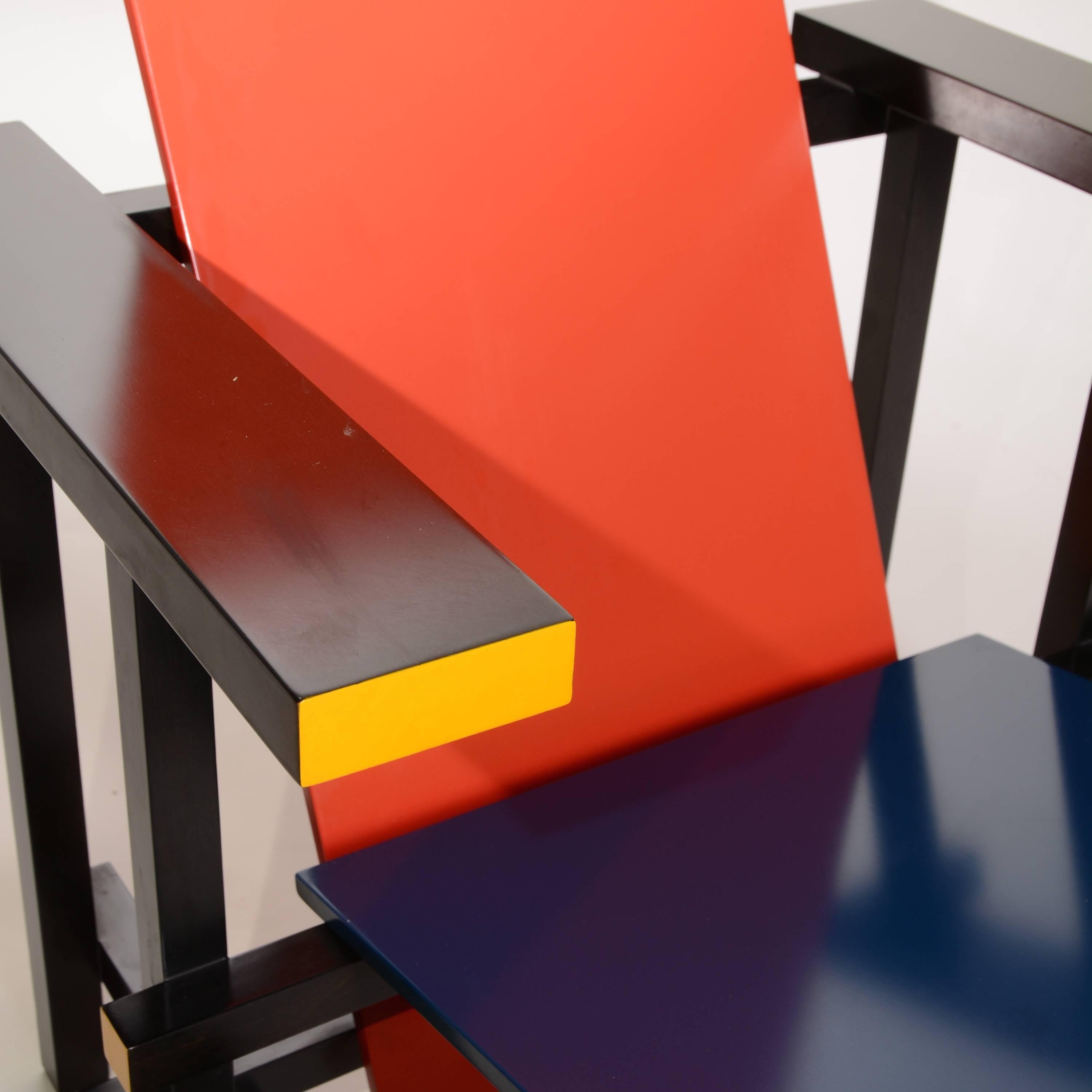 Red and Blue Chair by Thomas Rietveld for Cassina 1
