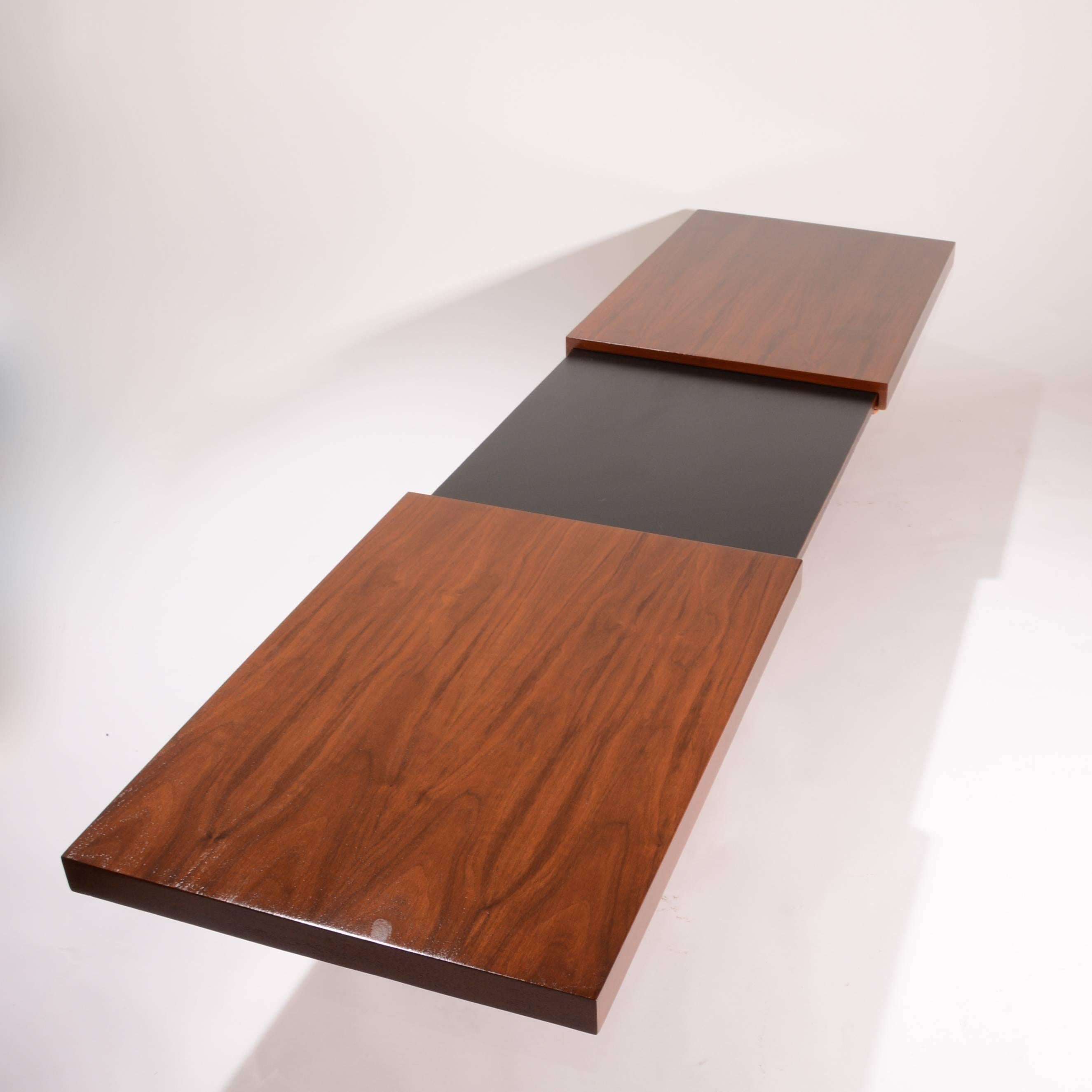 American John Keal Expanding Coffee Table by Brown Saltman For Sale