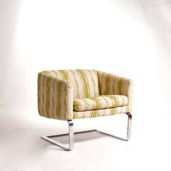 Selig Chrome Club Chair
