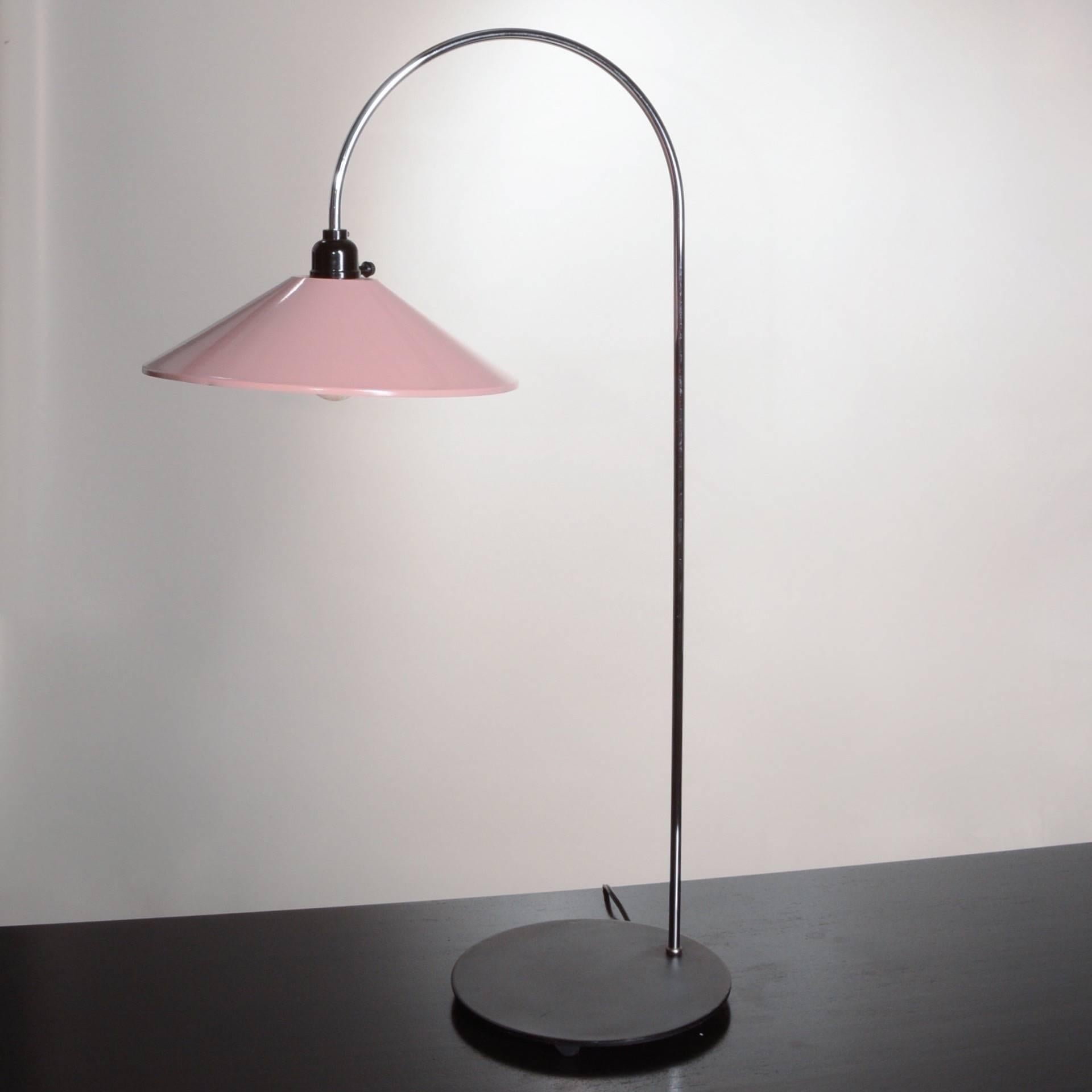 Scandinavian Modern Dusty Pink Danish Modern Table Lamp