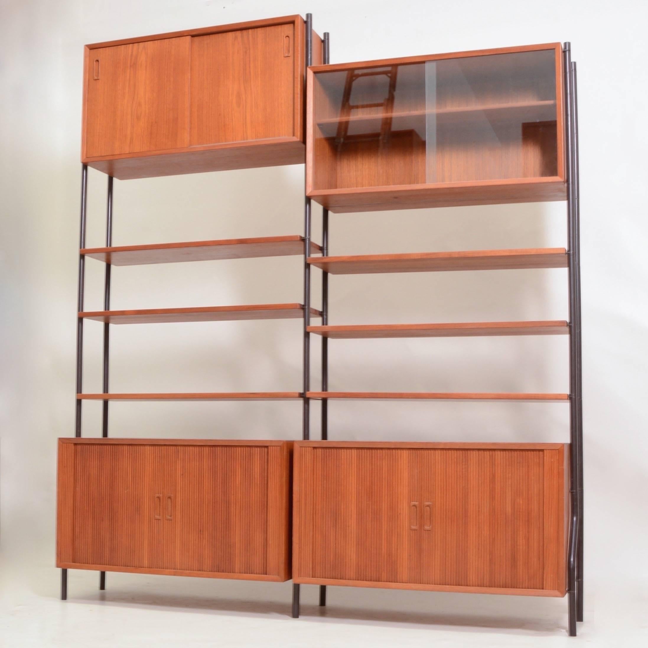 Danish Lyby Mobler Freestanding Wall Unit