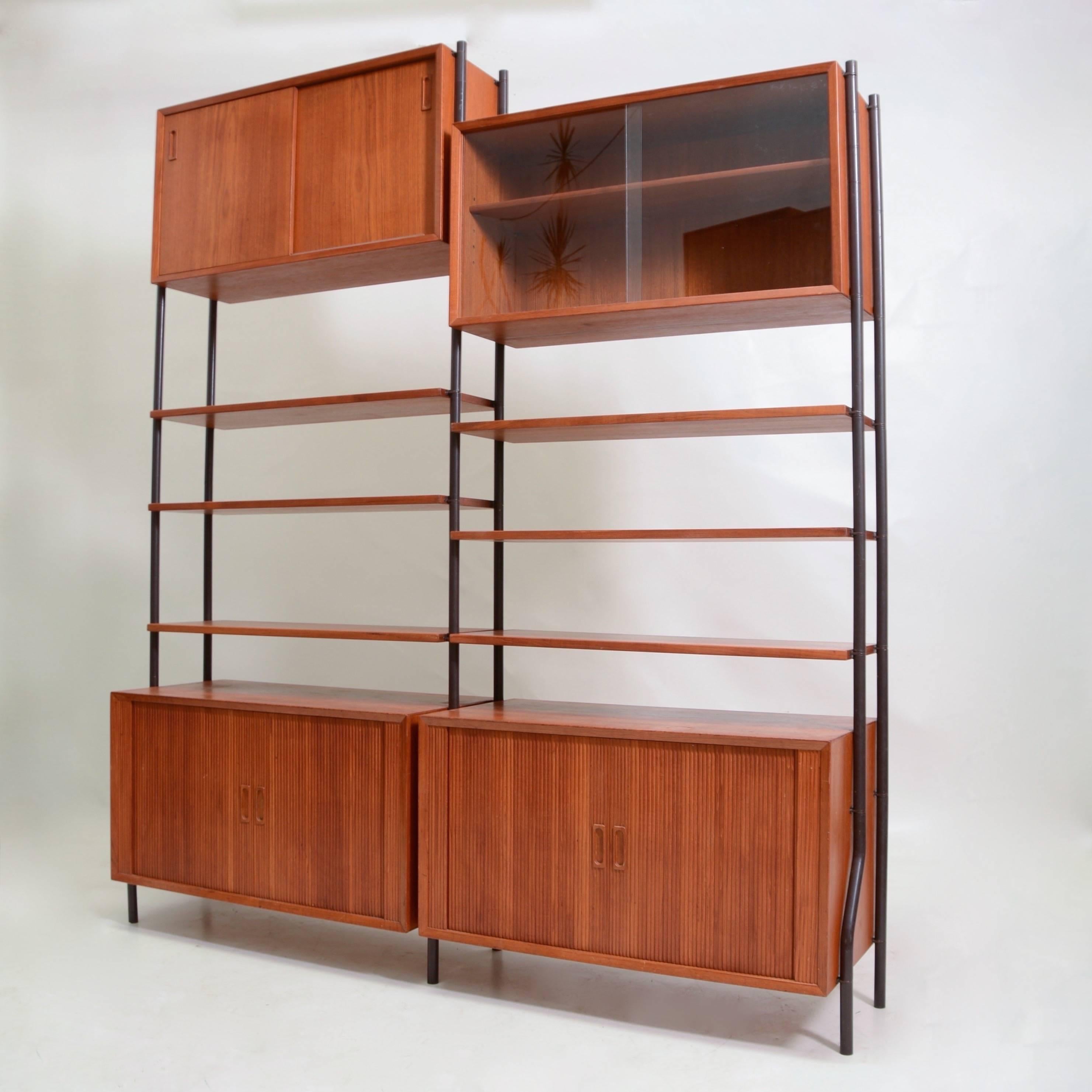 Lyby Mobler Freestanding Wall Unit In Excellent Condition In Los Angeles, CA