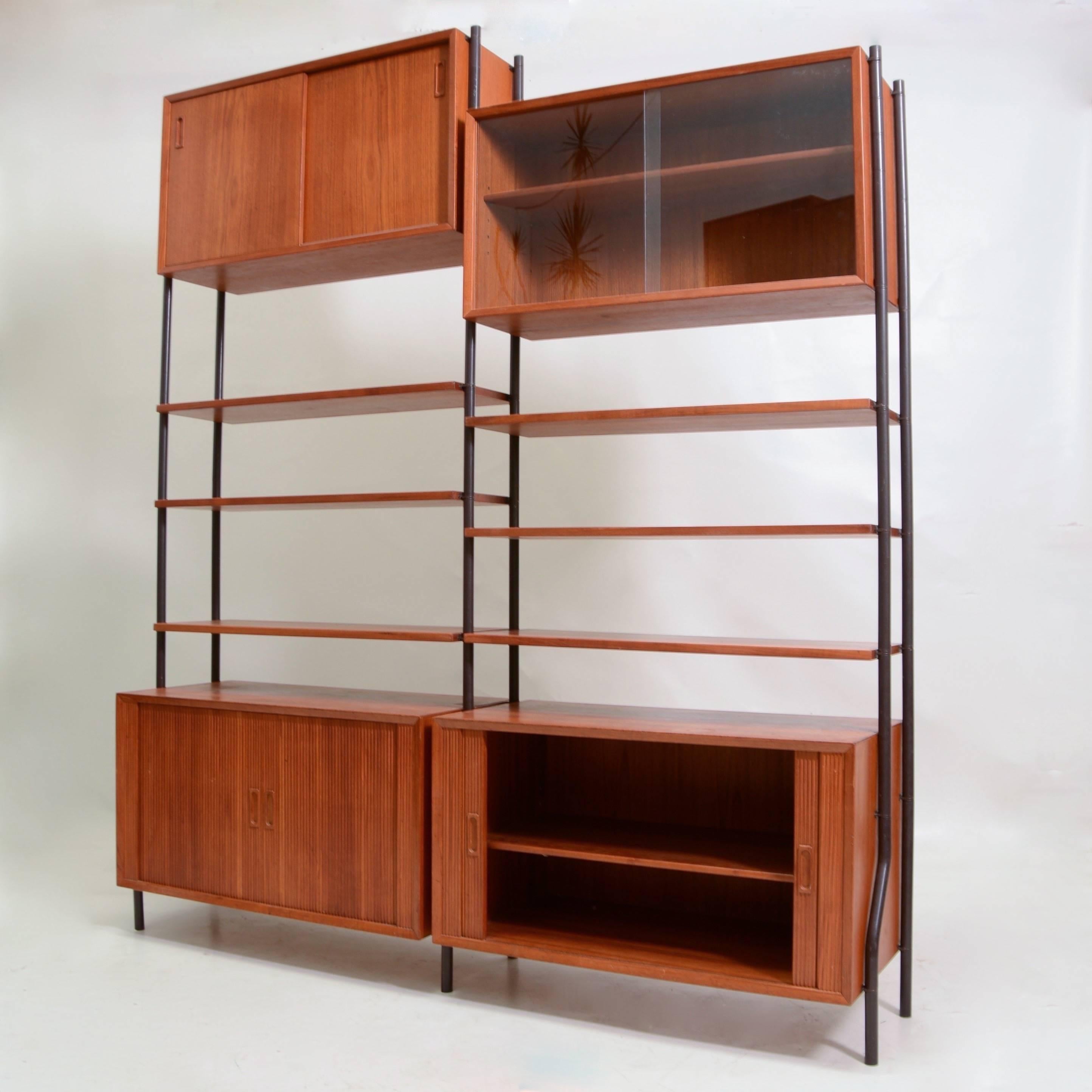20th Century Lyby Mobler Freestanding Wall Unit