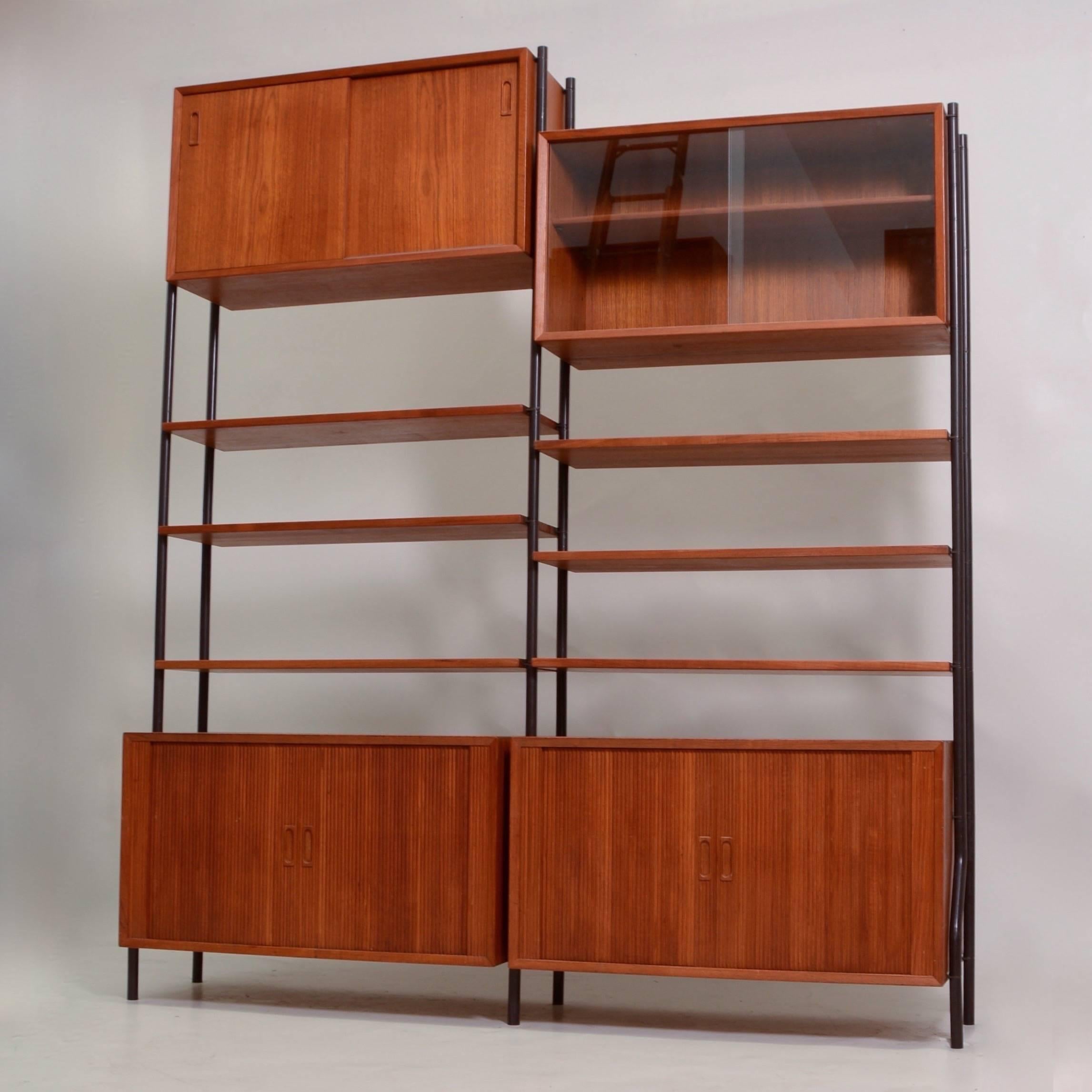 Scandinavian Modern Lyby Mobler Freestanding Wall Unit