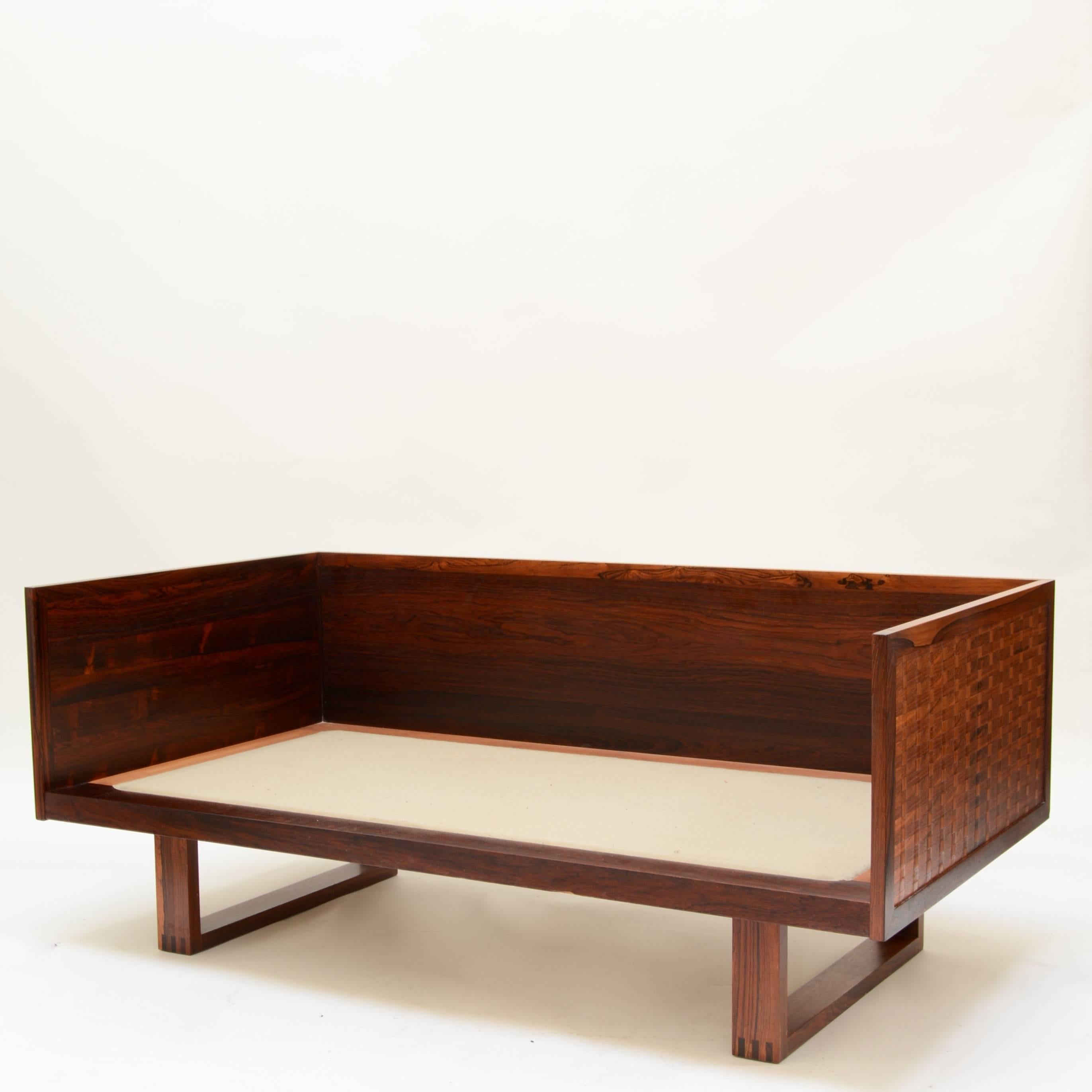20th Century Poul Cadovius Two-Seat Sofa in Rosewood for France & Søn
