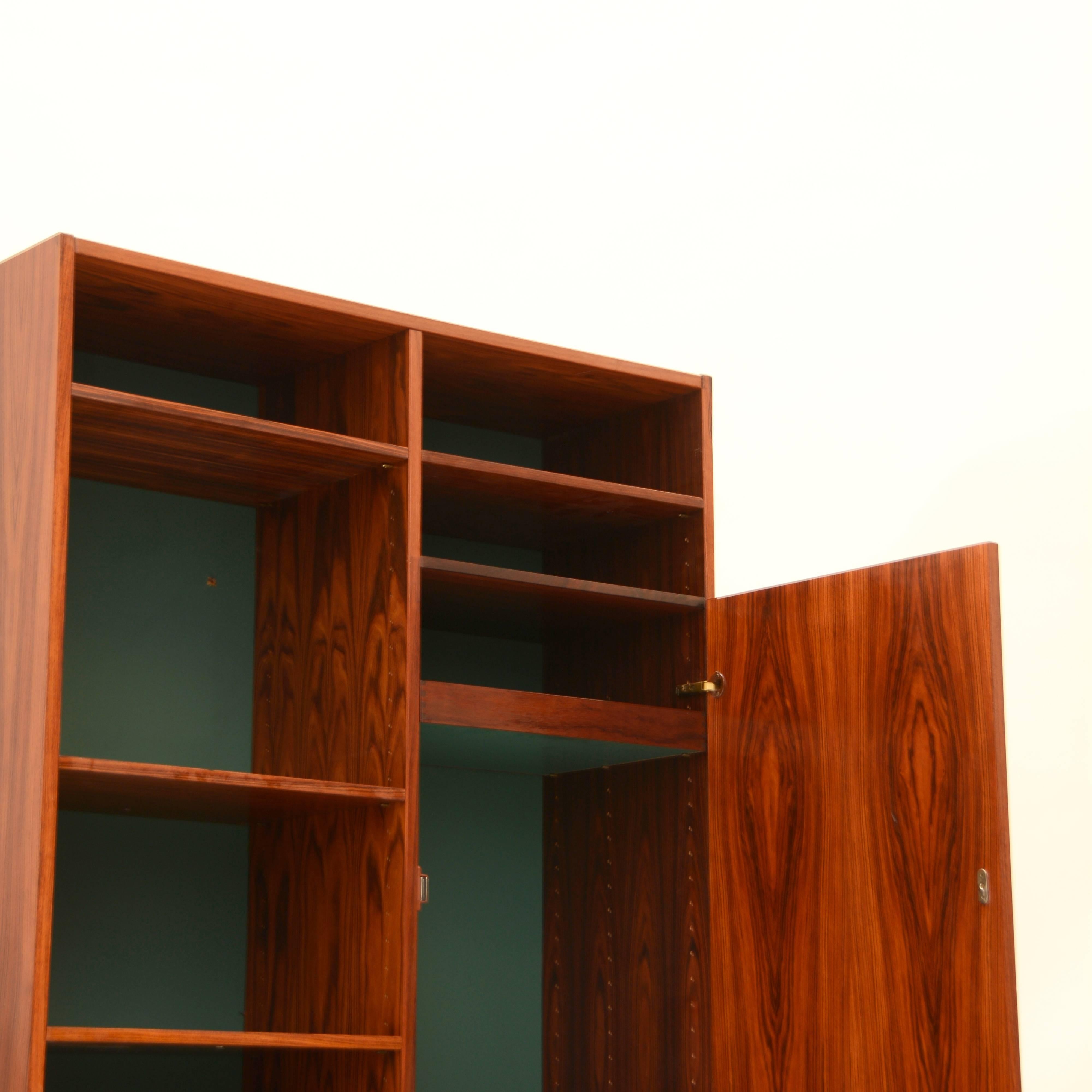 Scandinavian Modern Brazilian Rosewood Cabinet