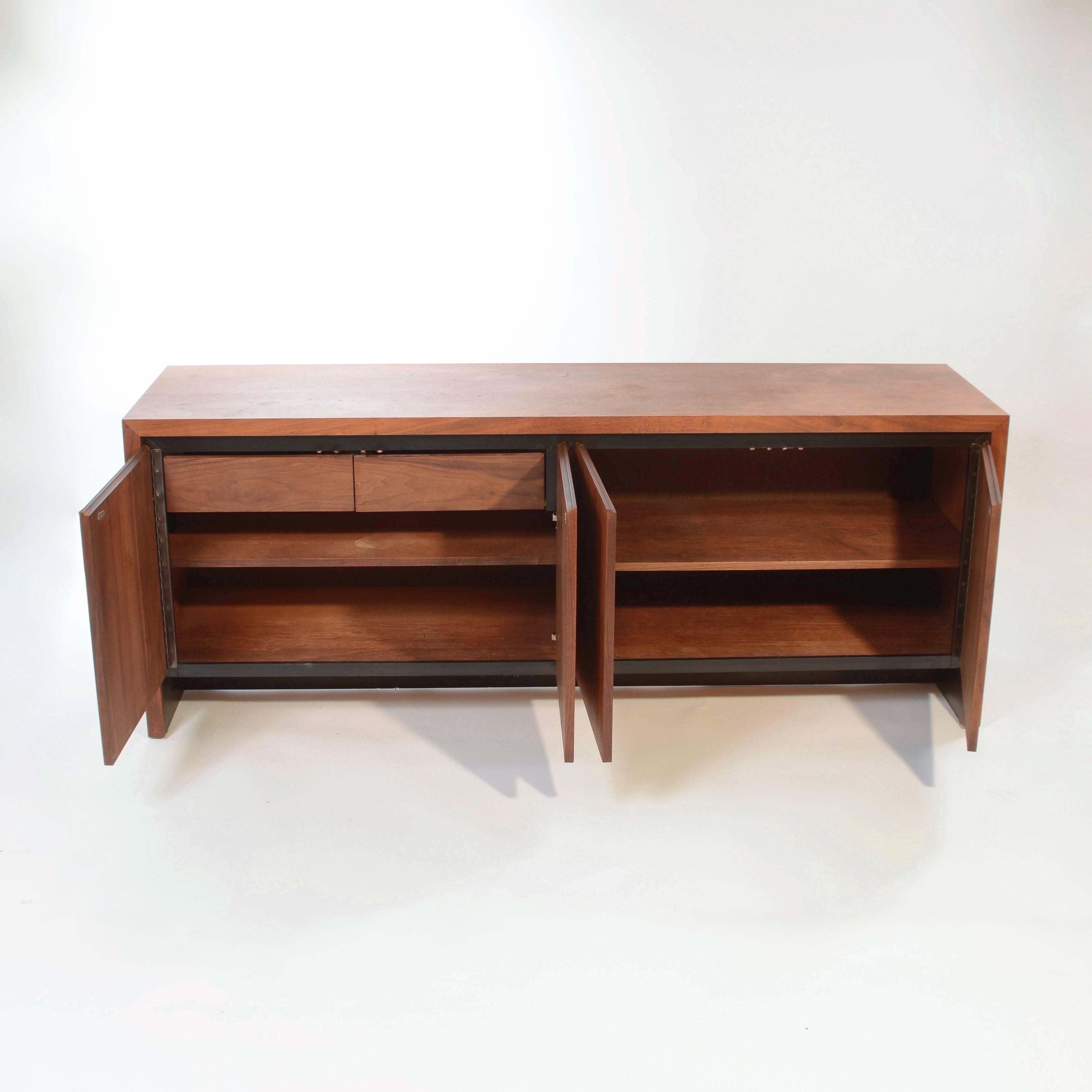 Modern Tomlinson Walnut Credenza 1