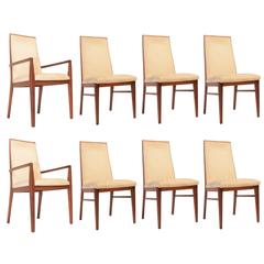 Set of Eight Tomlinson Walnut Chairs