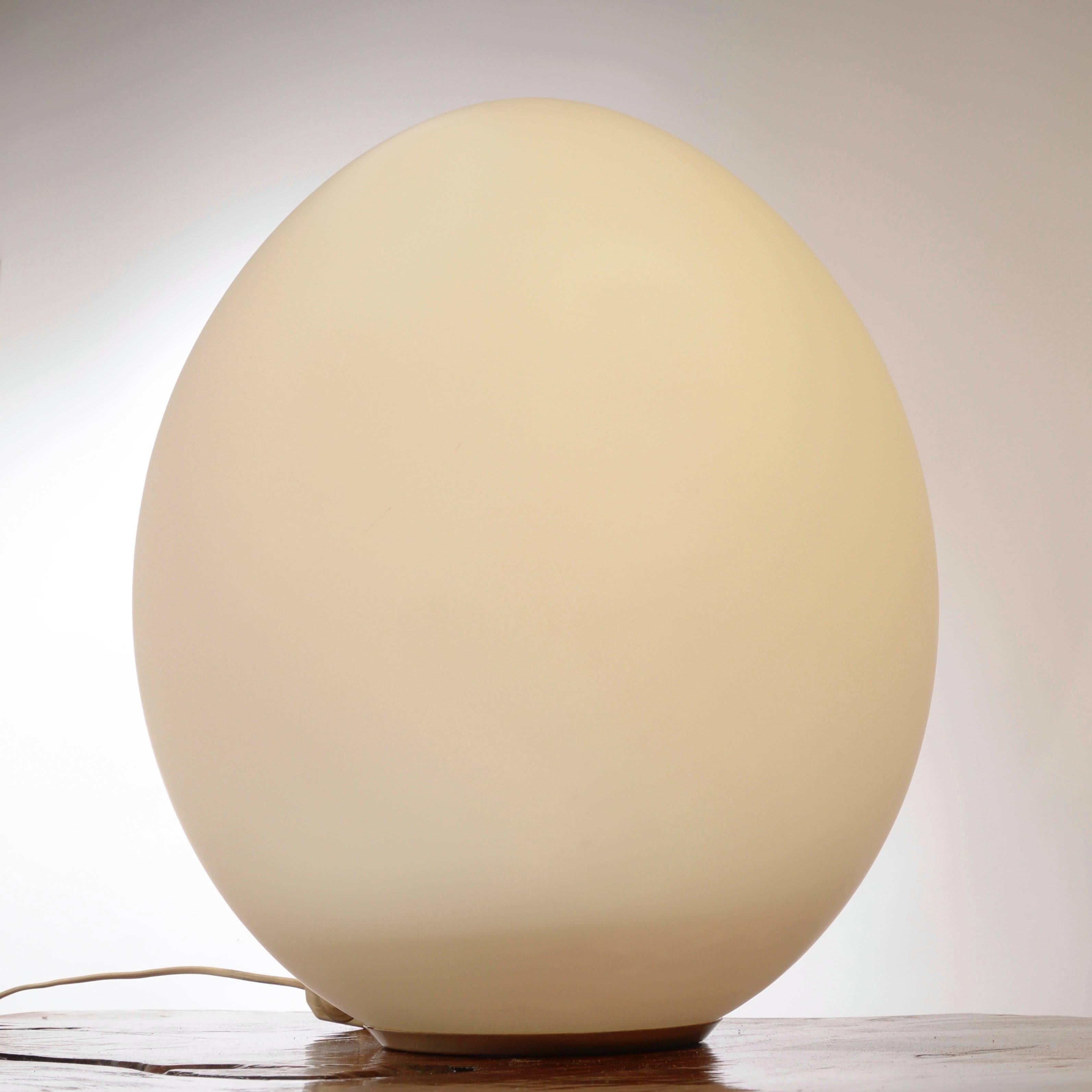 Modern Murano Glass Egg Lamp
