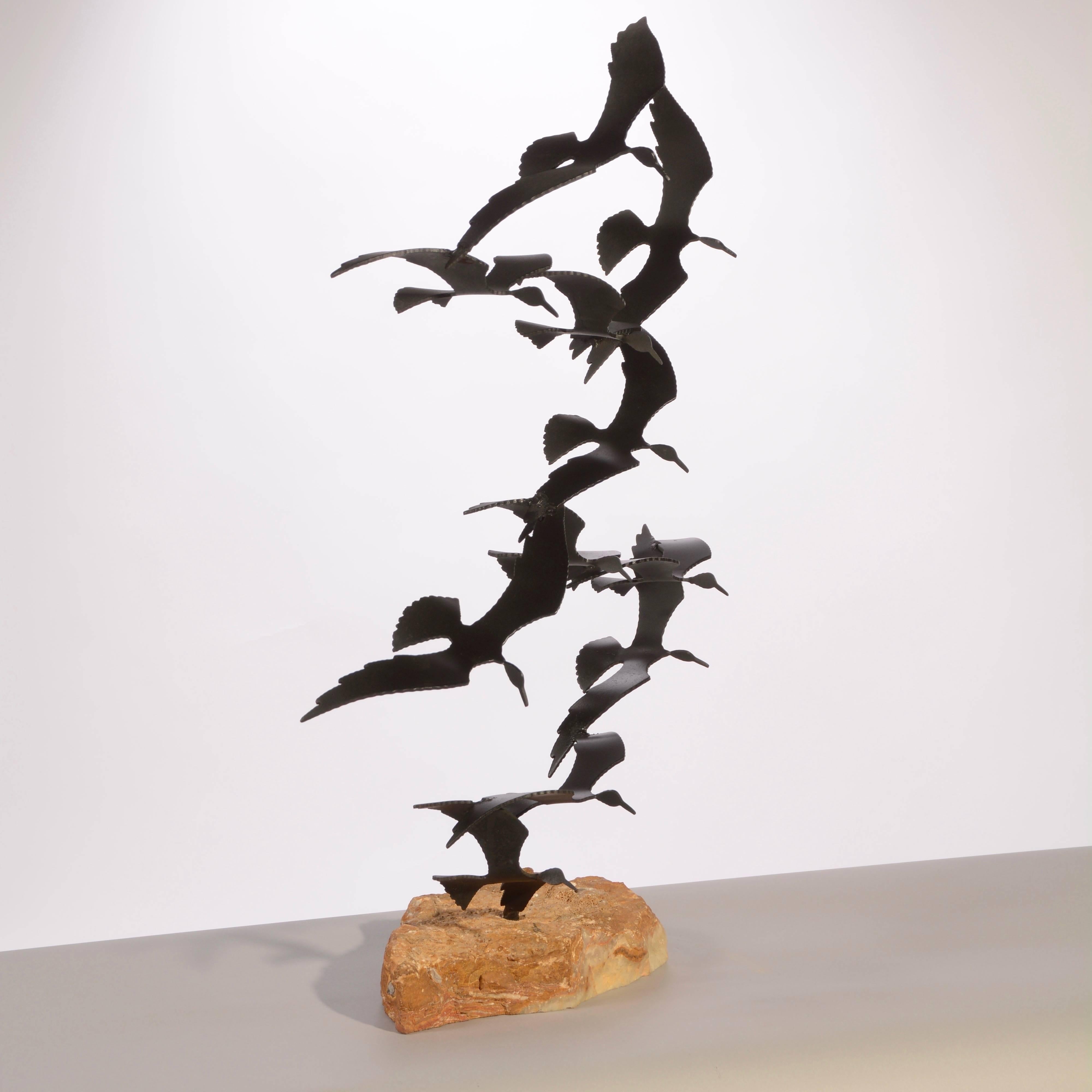 American Flock of Seagulls Metal Sculpture by Bijan
