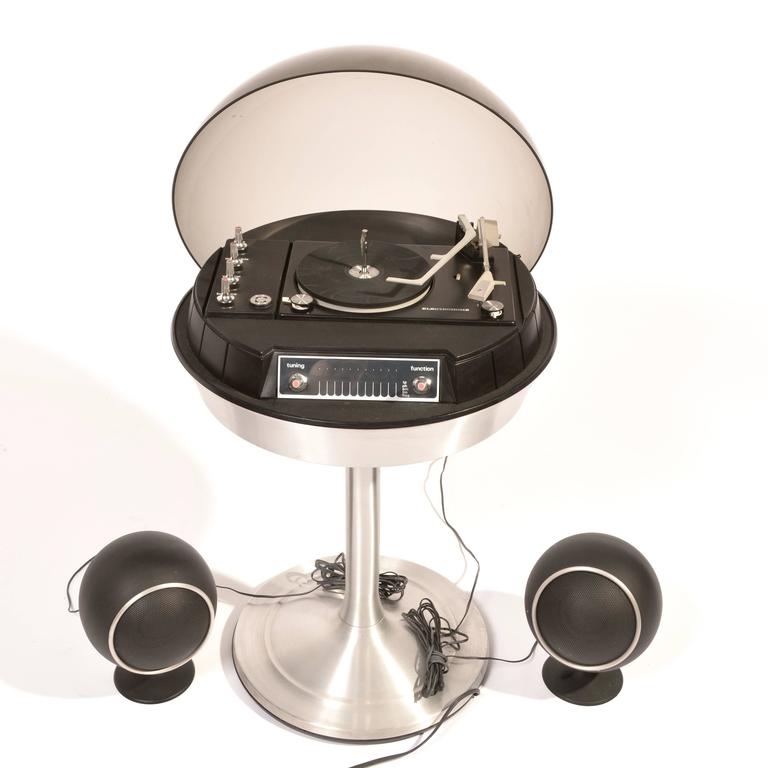 1970 Electrohome 711 "Saturn" Record Player and Stereo at 1stDibs