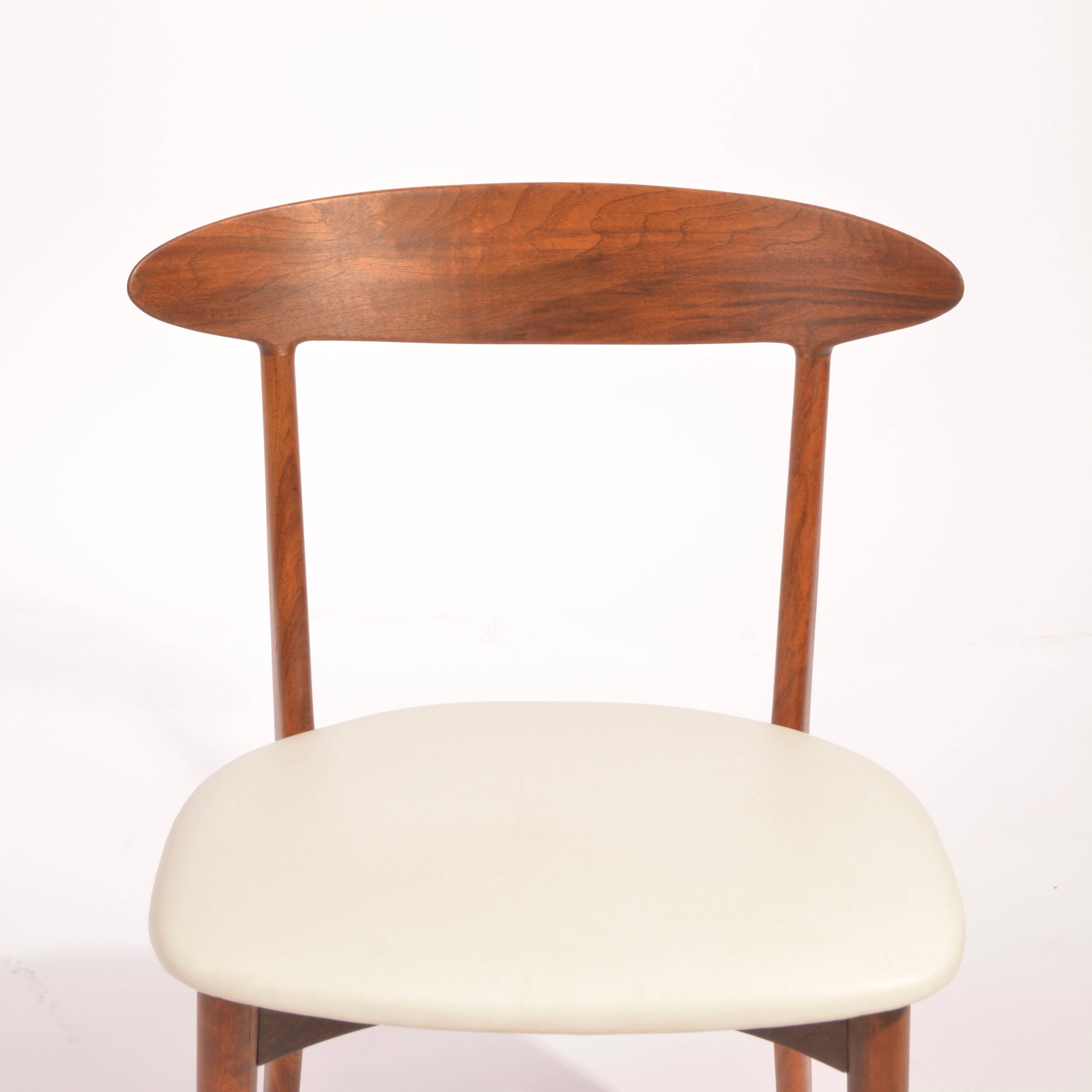 Mid-20th Century Kurt Ostervig Walnut and Leather Dining Chairs