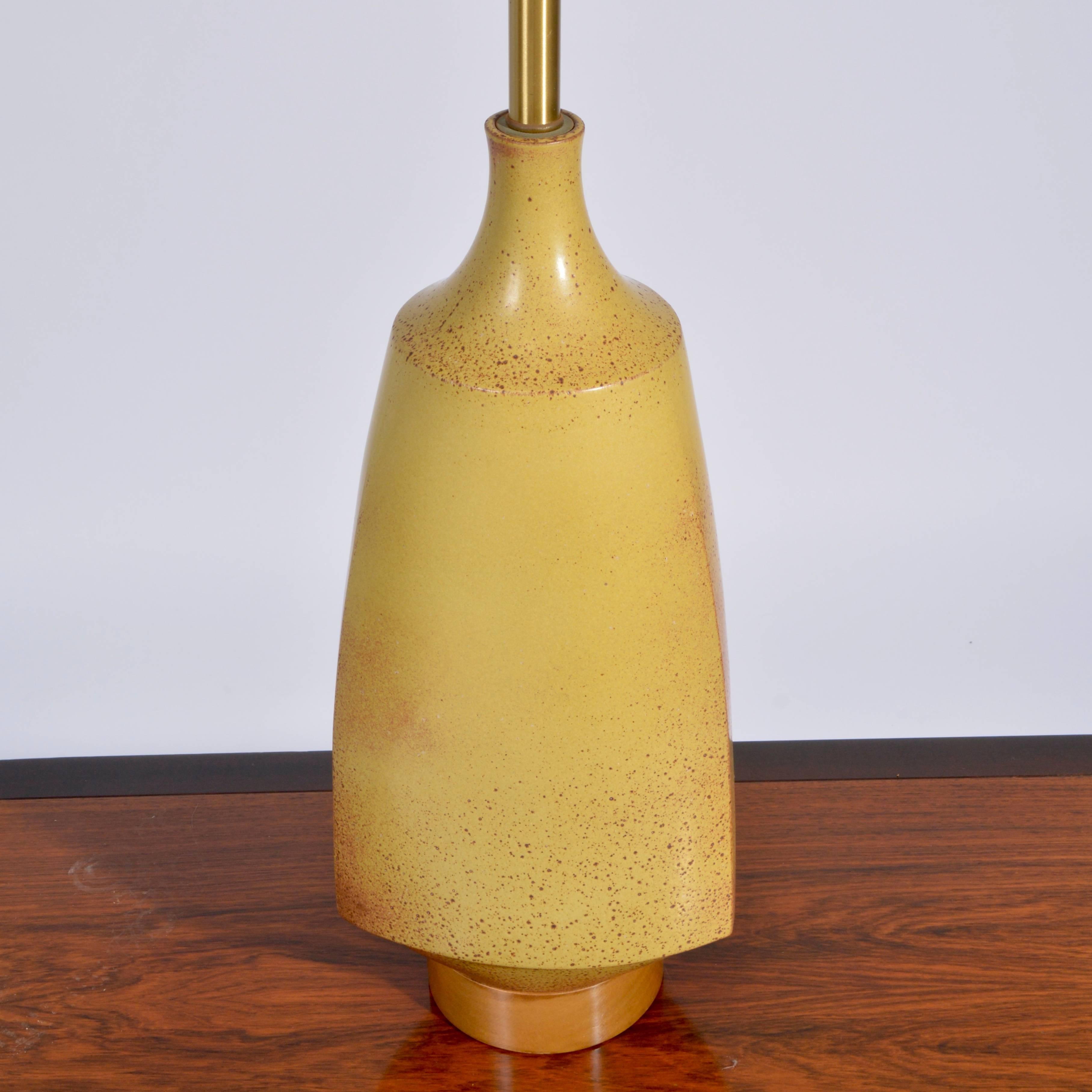 David Cressey Ceramic Table Lamp In Excellent Condition In Los Angeles, CA