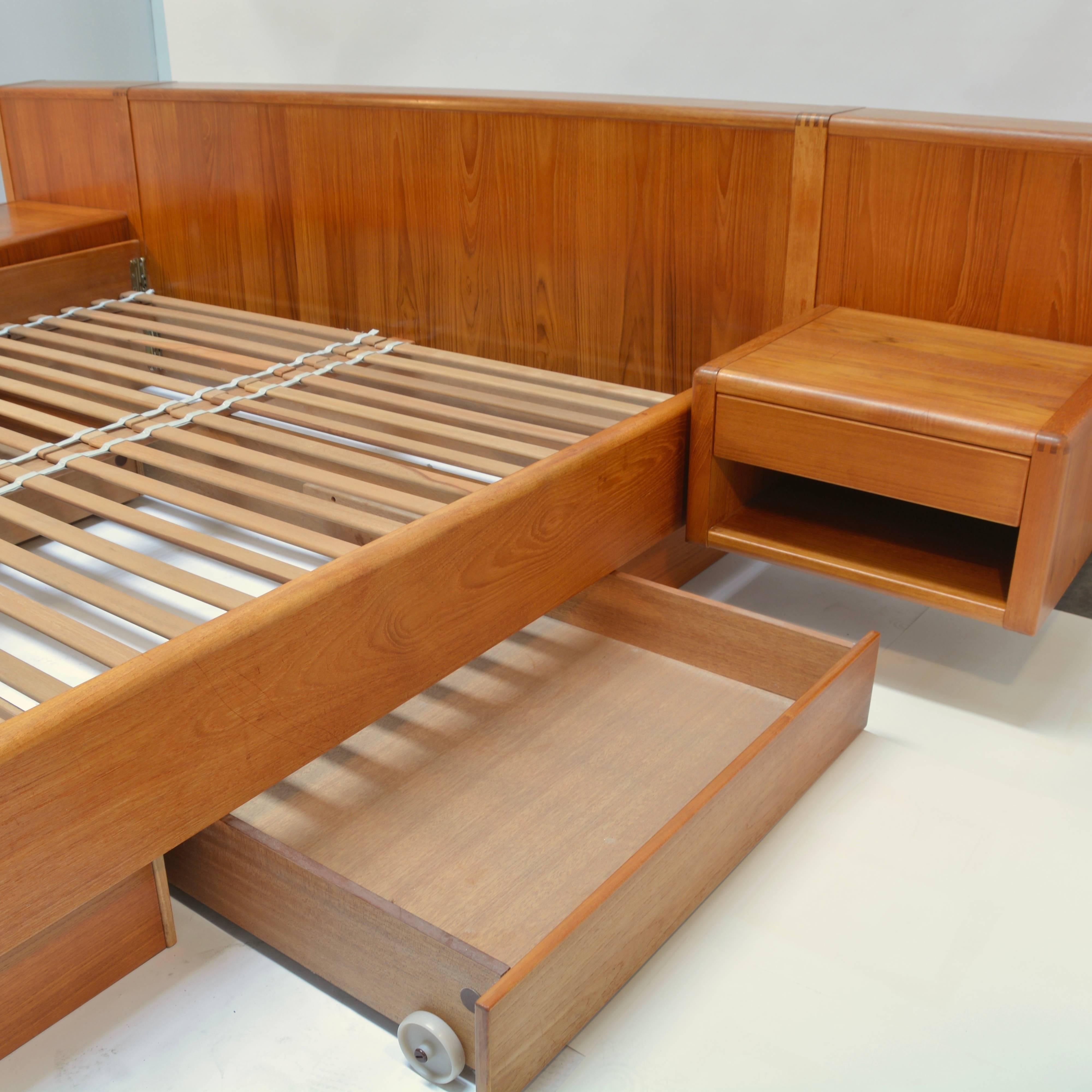 Singaporean Nordisk Andels-Eksport Danish Modern Teak California King Platform Bed