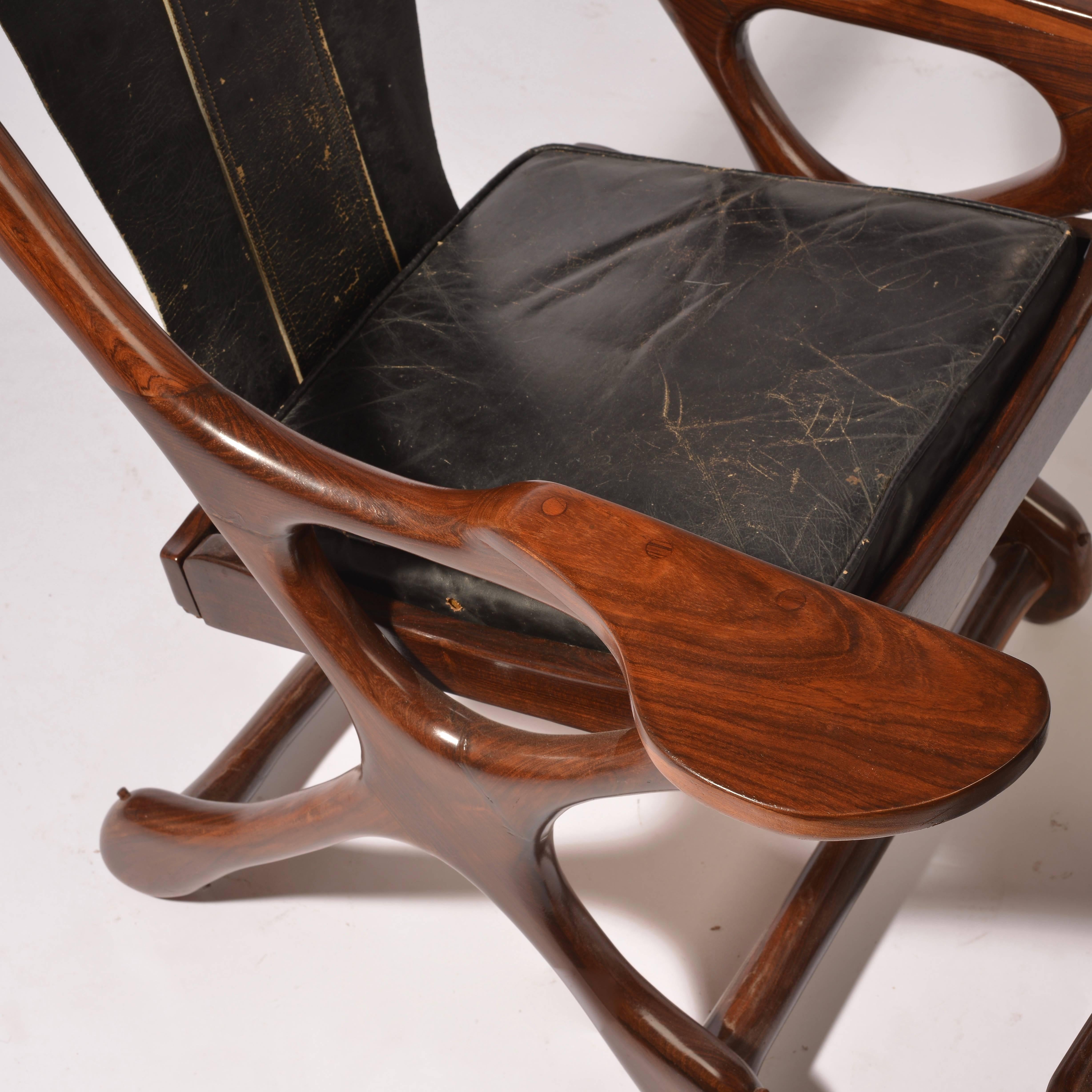 Chaise et ottomane de cordonnier « Swinger » pour Señal, S.A, 1960  en vente 3