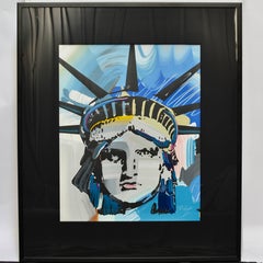 Large Original Peter Max Liberty