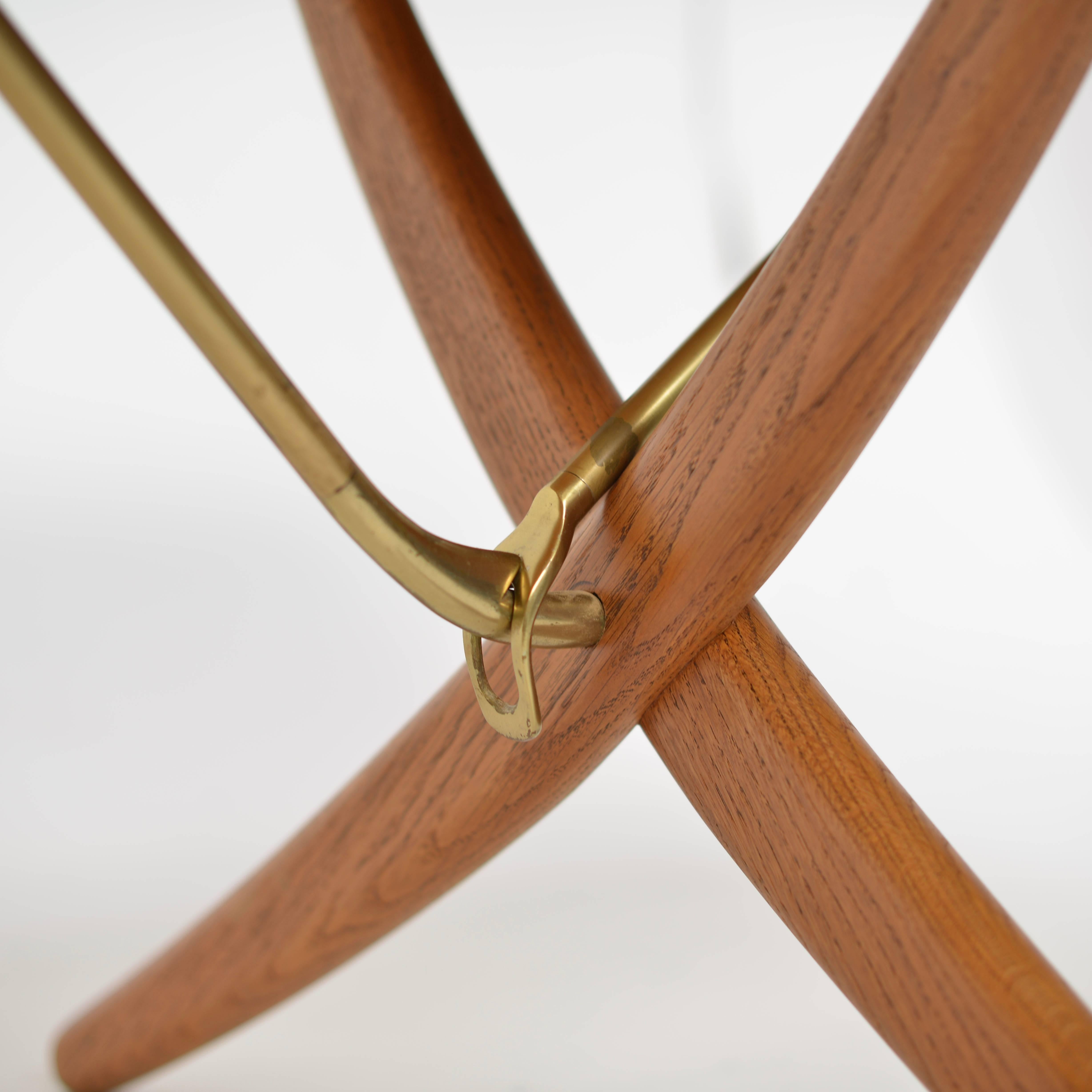 Mid-20th Century Early Hans Wegner Oak Dining Table Model AT-304 by Andreas Tuck in Denmark For Sale