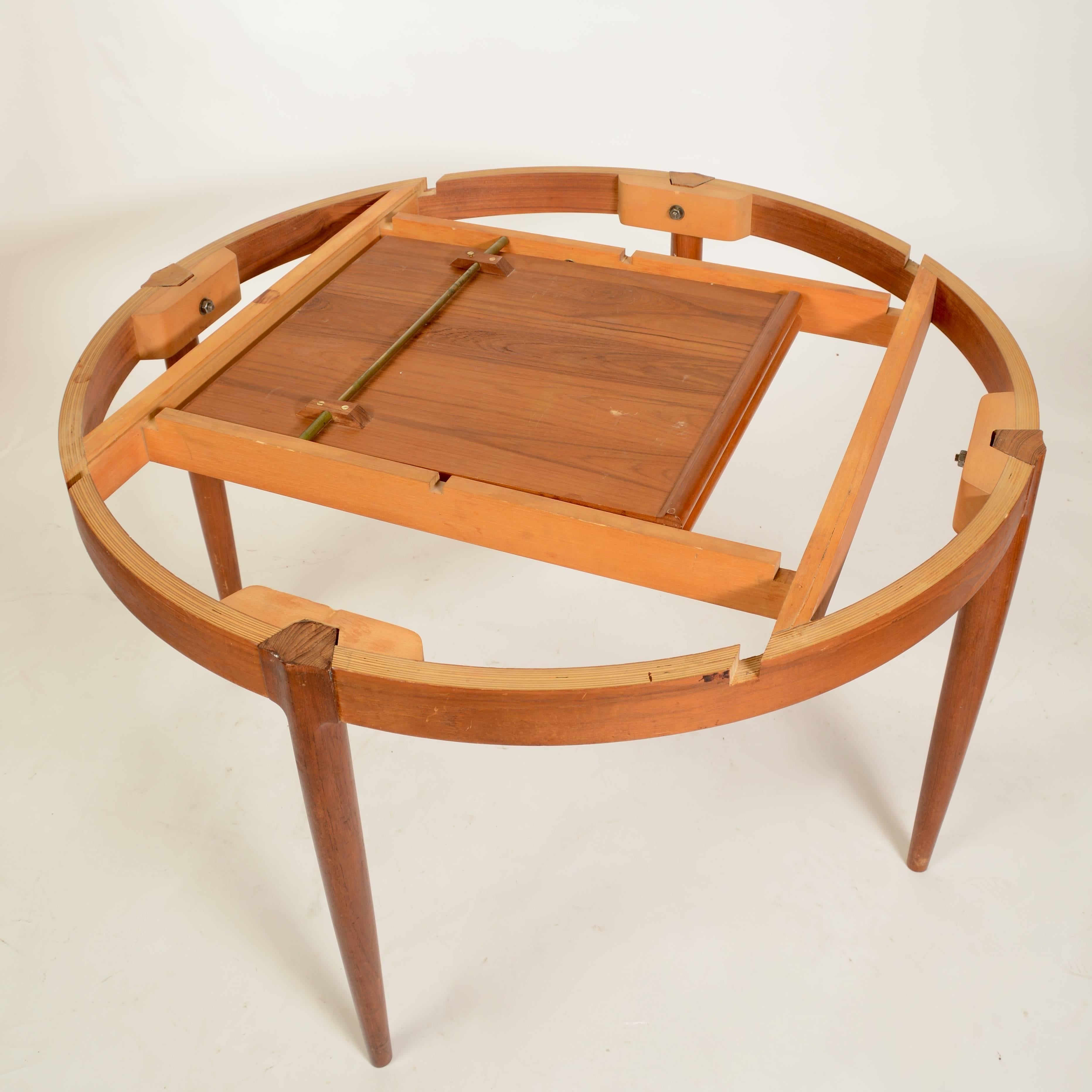 Niels Otto Moller for J. L. Moller #15 Teak Table with Butterfly Leaf 2