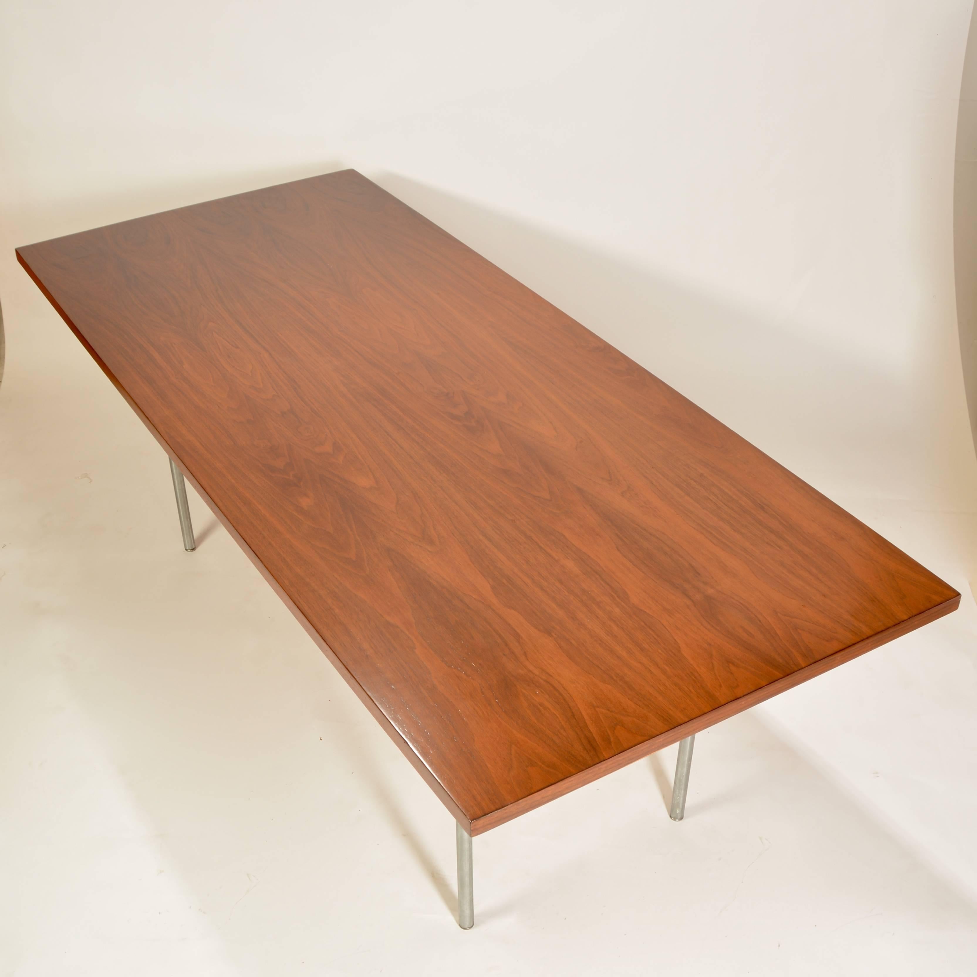 American George Nelson Conference Table in Walnut for Herman Miller