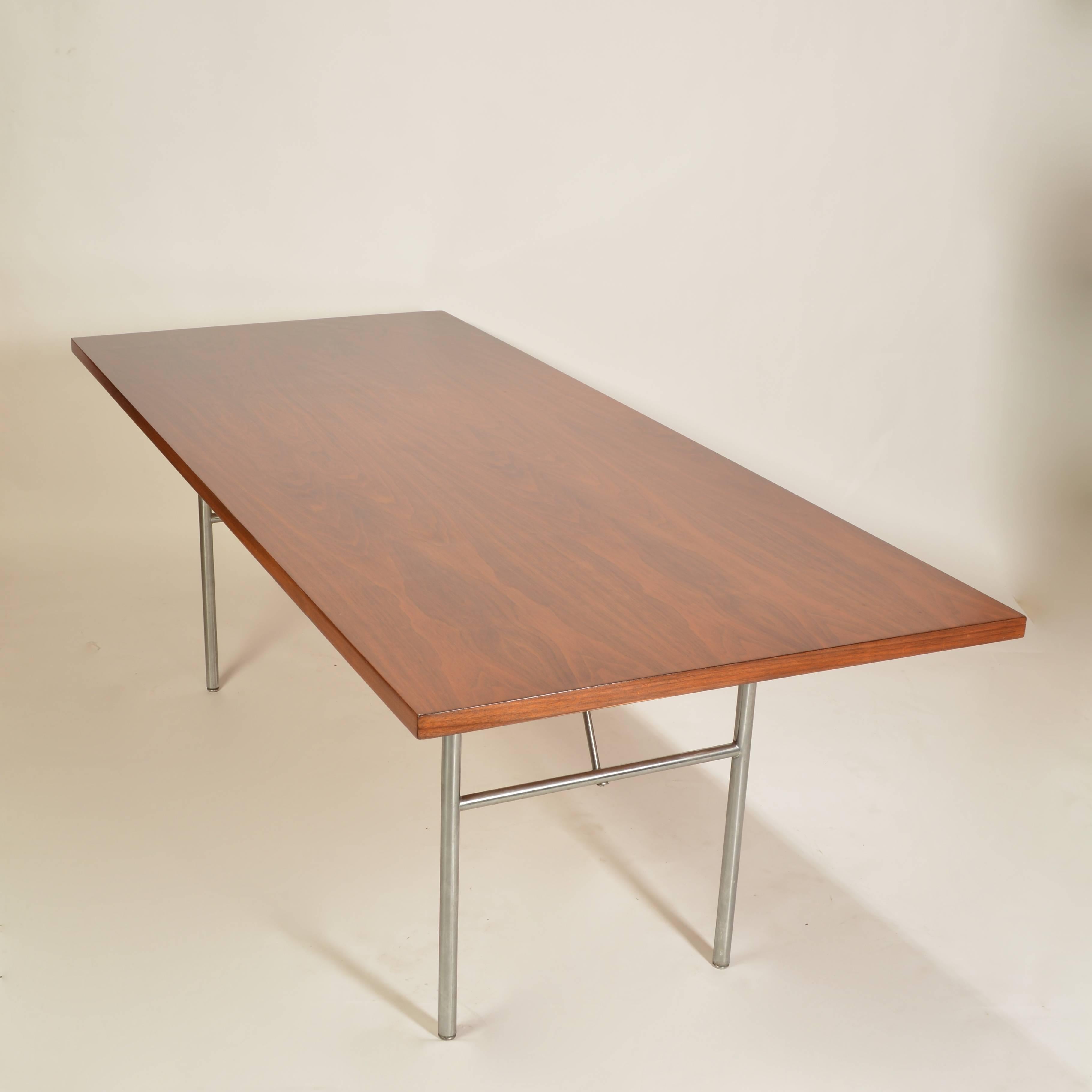George Nelson Conference Table in Walnut for Herman Miller In Good Condition In Los Angeles, CA