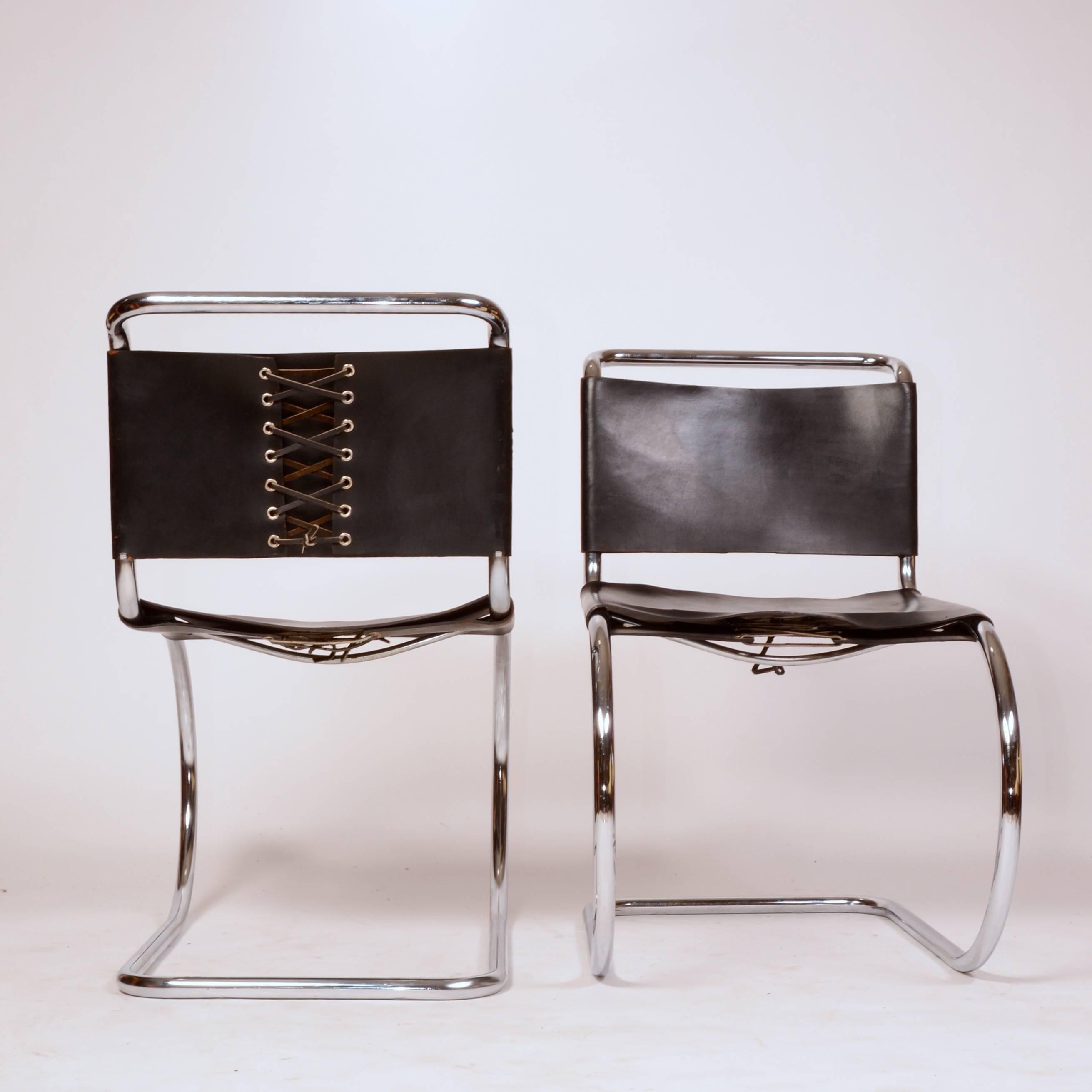These MR chairs are in great vintage condition and are ready to use. 