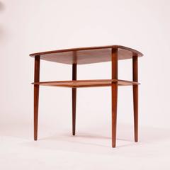 Danish Modern Solid Teak End Tables by Peter Hvidt
