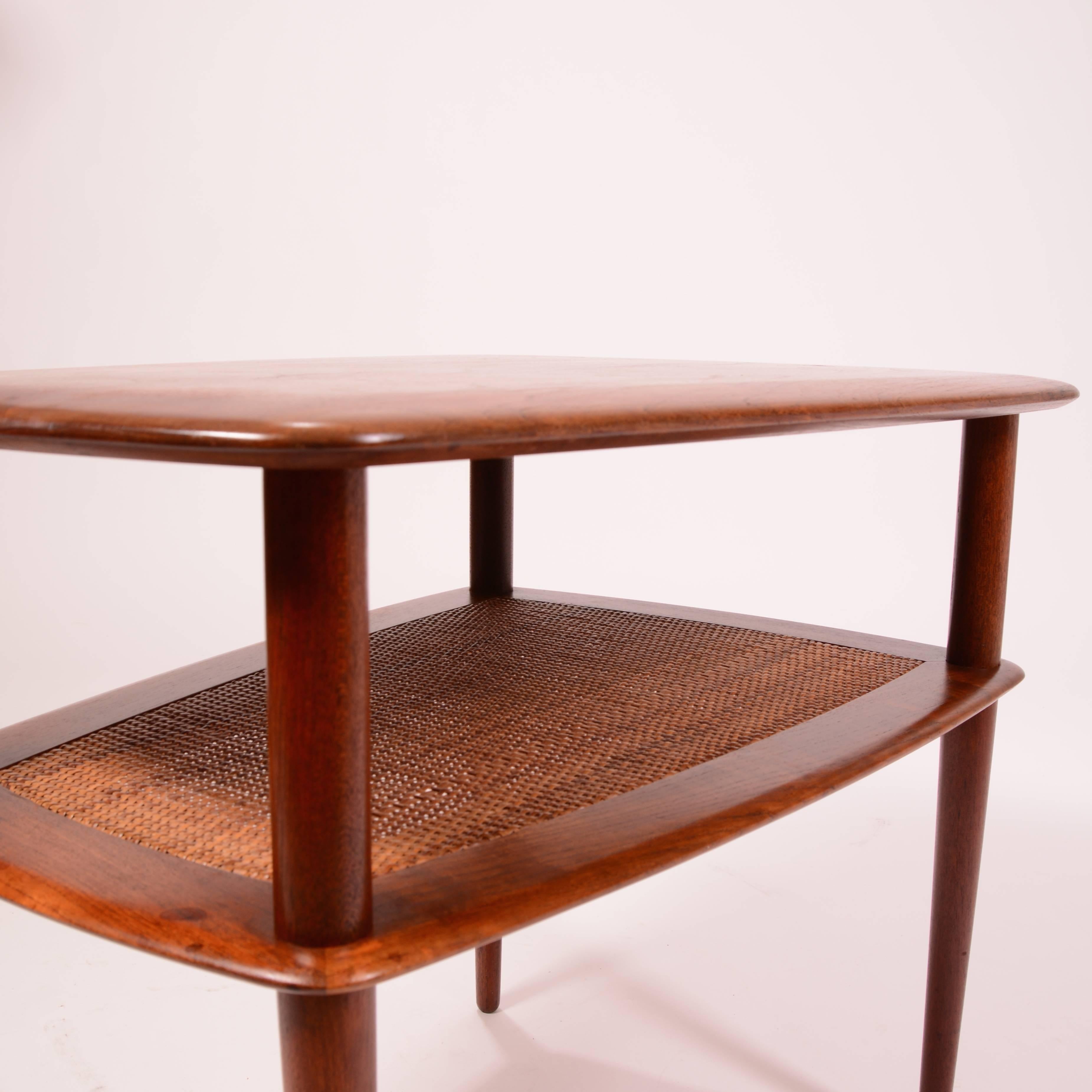 Danish Modern Solid Teak End Tables by Peter Hvidt In Excellent Condition In Los Angeles, CA