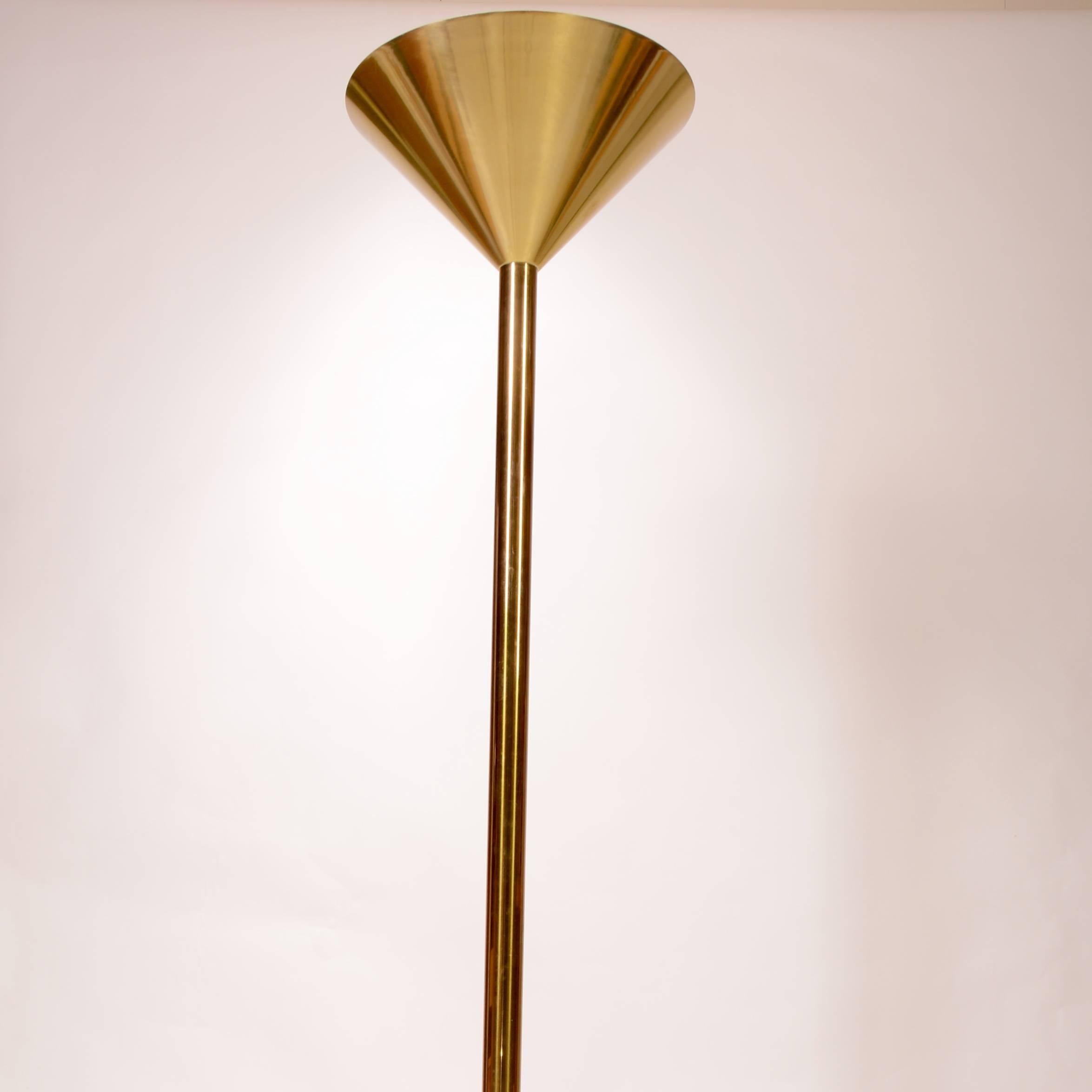 Brass Floor Lamp by Nessen  2