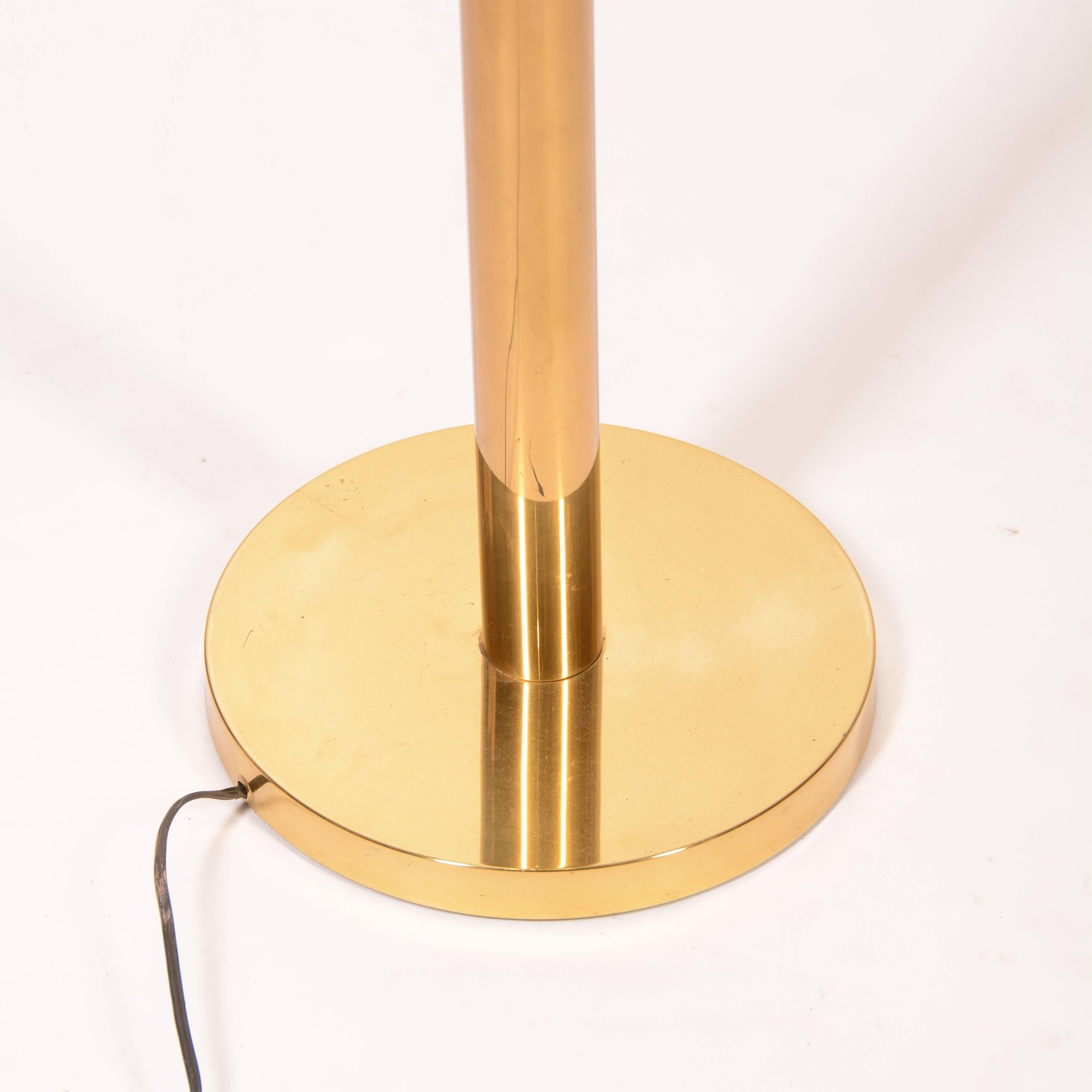 American Brass Floor Lamp by Nessen 