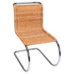 Mies Van Der Rohe MR10 Rattan Cantilever Chair, 4 Available