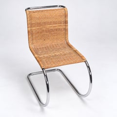 Mies Van Der Rohe MR10 Rattan Cantilever Chair, 4 Available