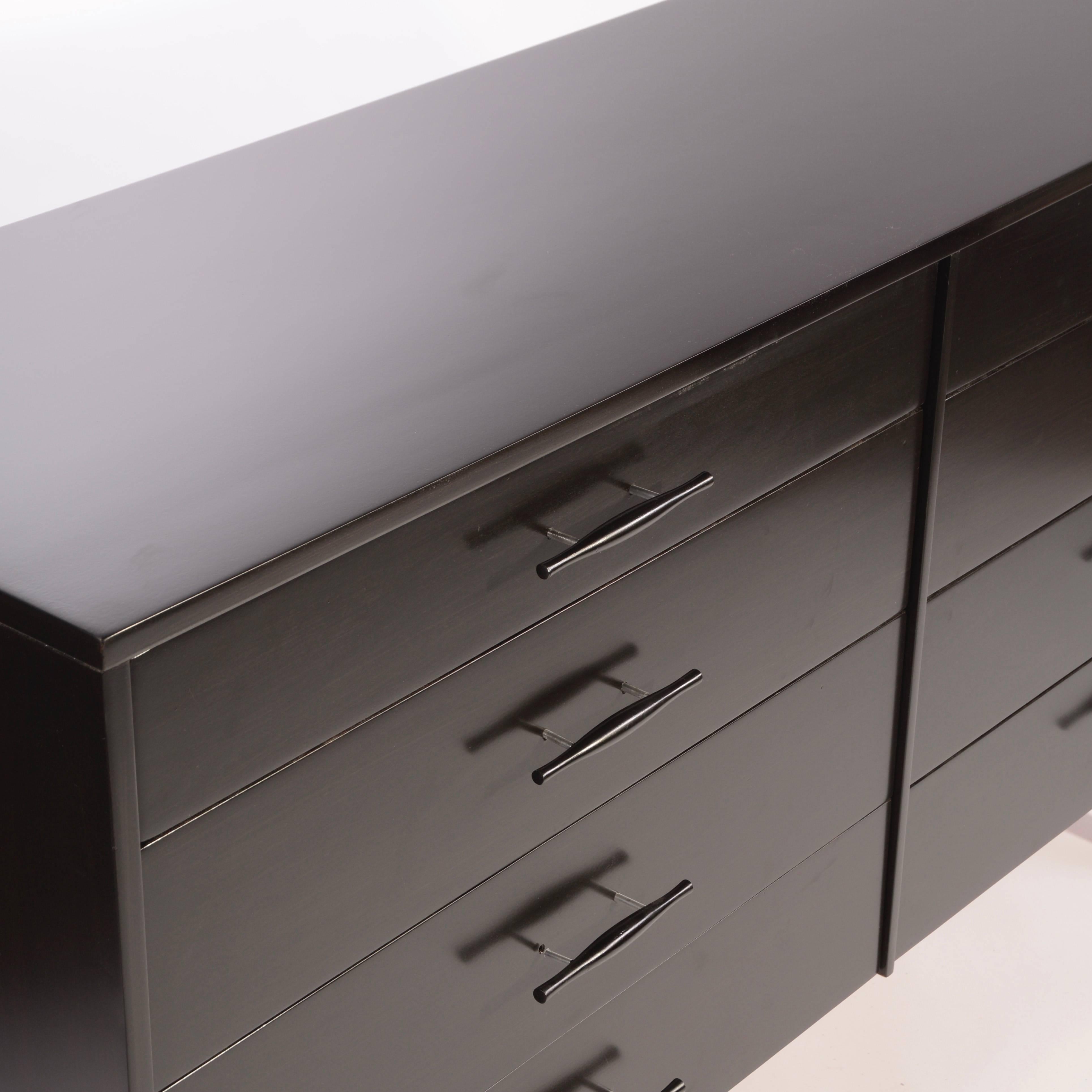 Paul Mccobb for Planner Group Eight-Drawer Dresser in Ebonized Maple 2