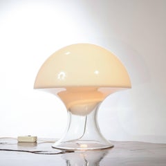 Gino Vistosi Mushroom-Shaped Murano Glass Table Lamp