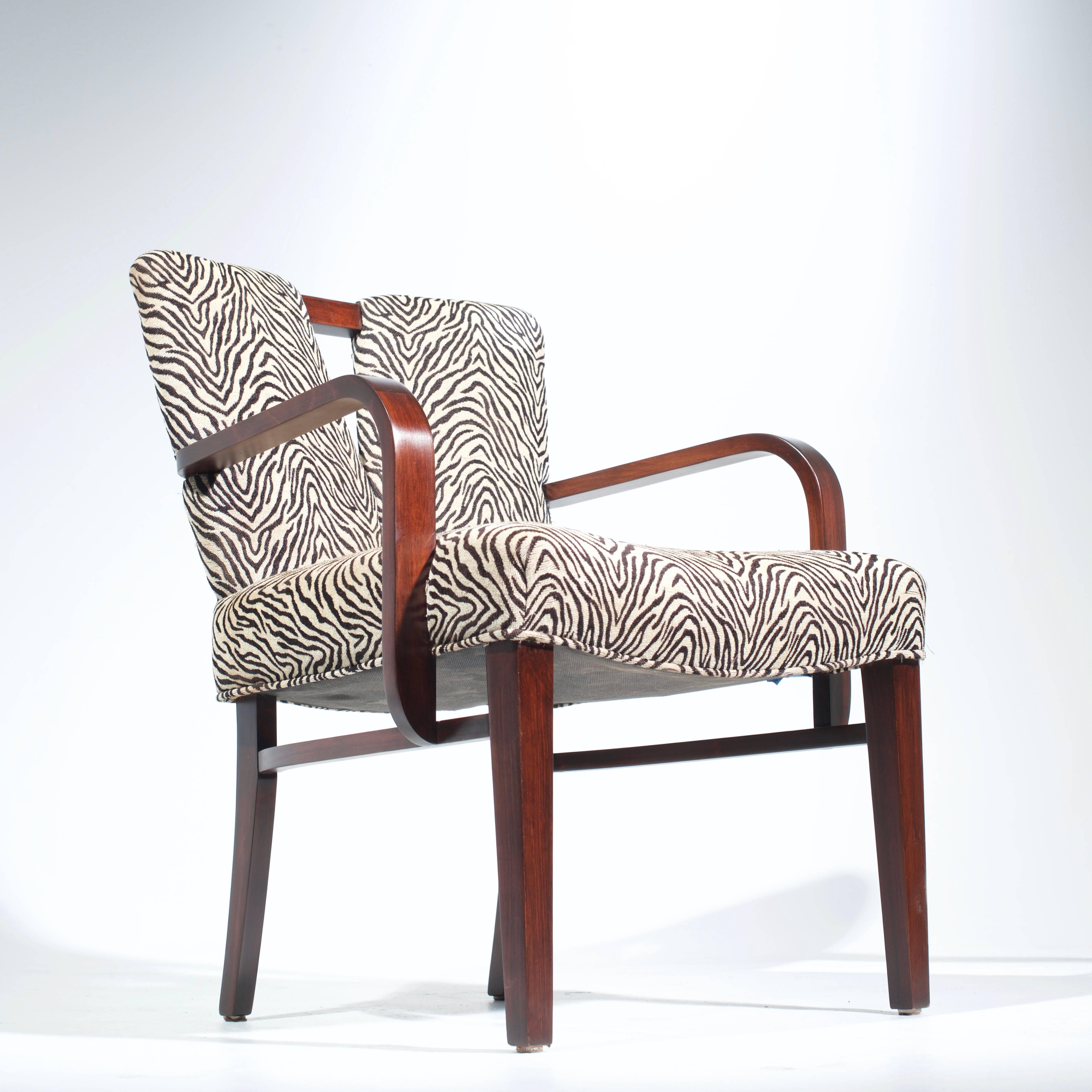 Moderne Ensemble de six chaises de salle à manger « Corset » de Paul Frankl pour Johnson en vente