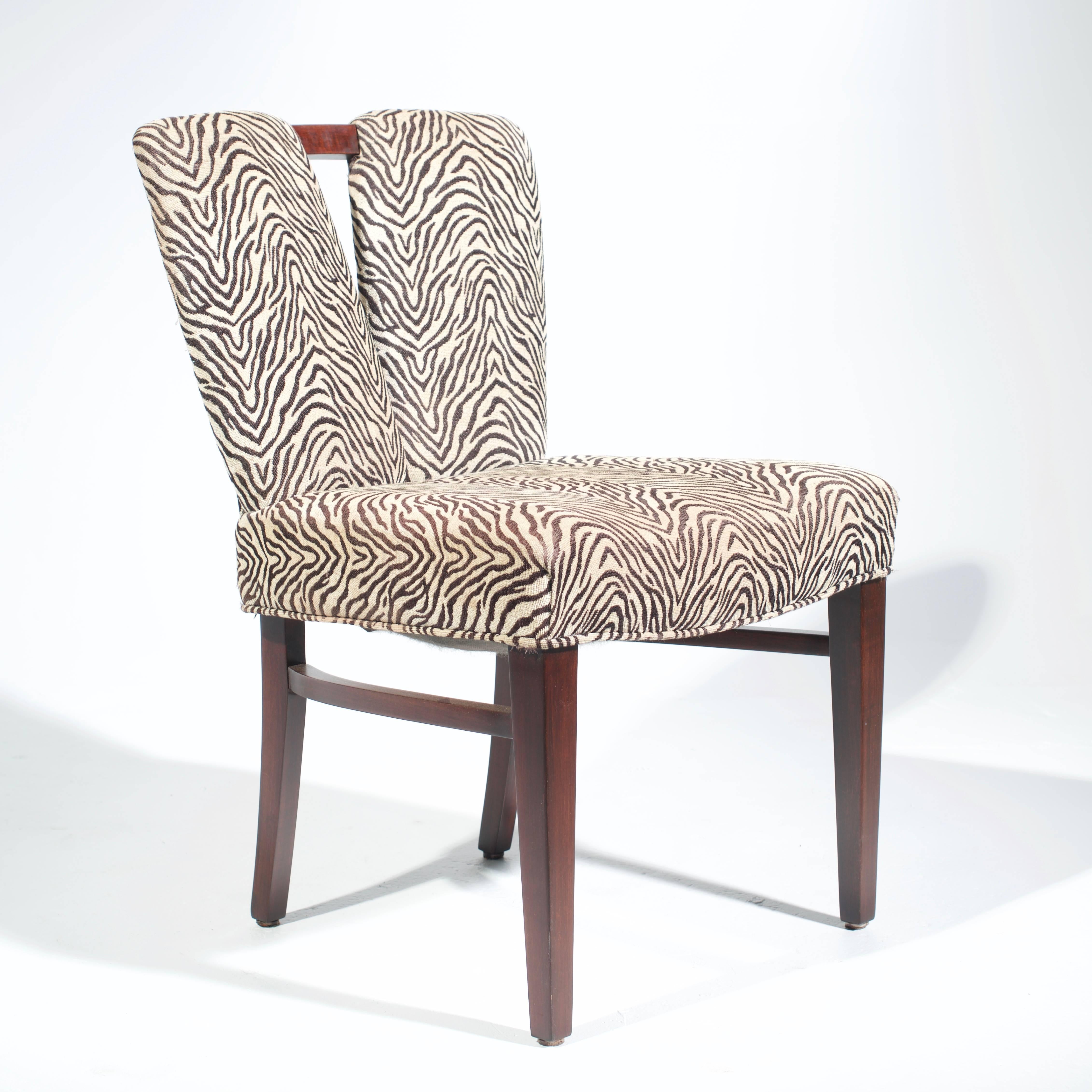 Milieu du XXe siècle Ensemble de six chaises de salle à manger « Corset » de Paul Frankl pour Johnson en vente