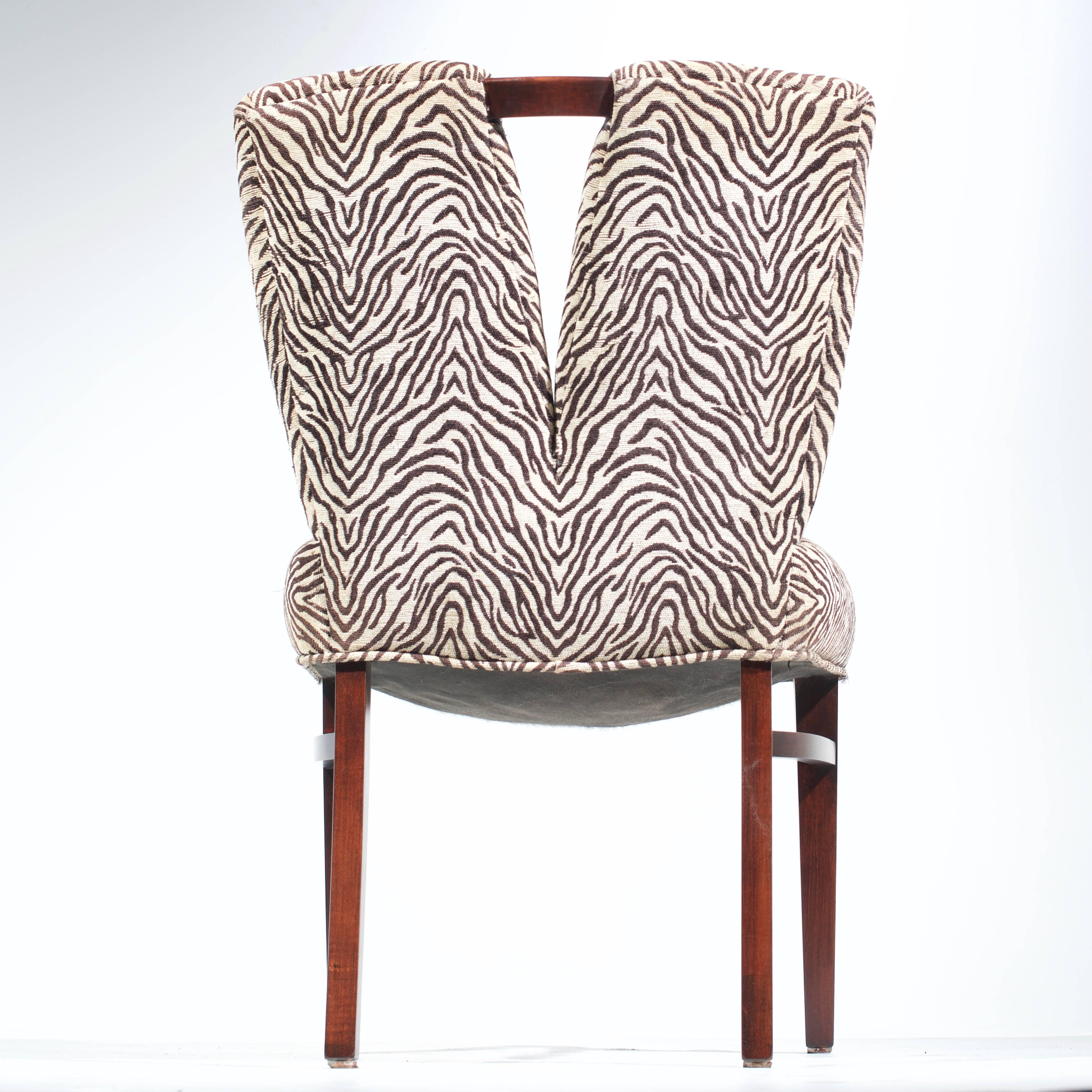 Ensemble de six chaises de salle à manger « Corset » de Paul Frankl pour Johnson en vente 1