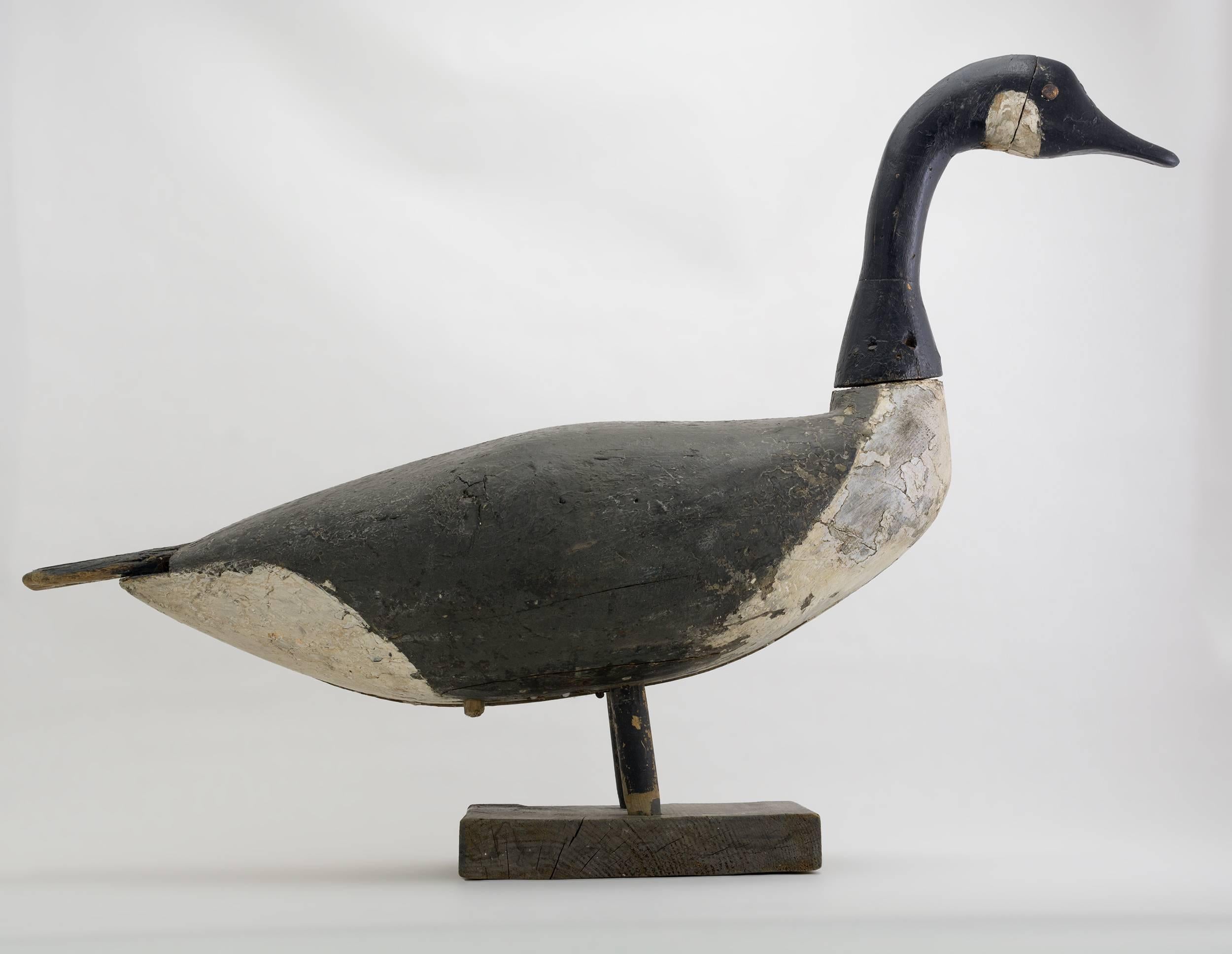 Folk Art Canada Goose Decoy, Attributed to Samuel Soper, circa 1910