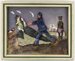 "the Sailor's Return", Unusual Diorama Made on Nantucket, circa 1930