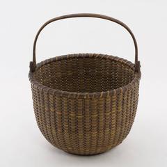 Open Round Nantucket Lightship Basket