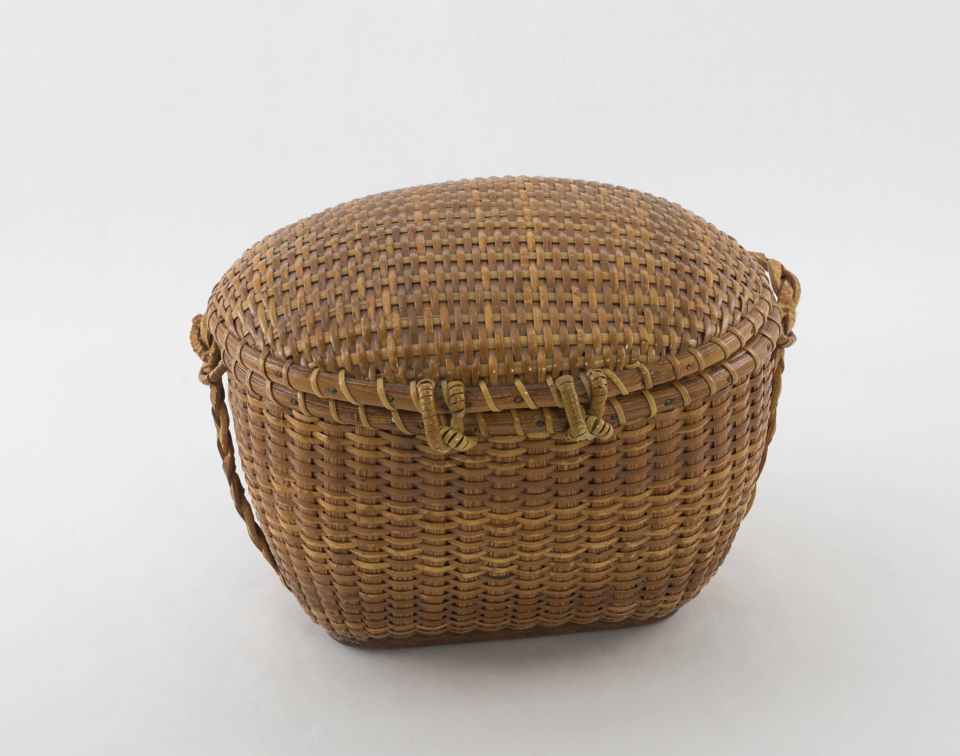 20th Century Early Nantucket Friendship Basket by Jose Formosa Reyes