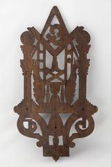 Masonic Shelf Bracket Made Attributed to the John Haley Bellamy Workshop