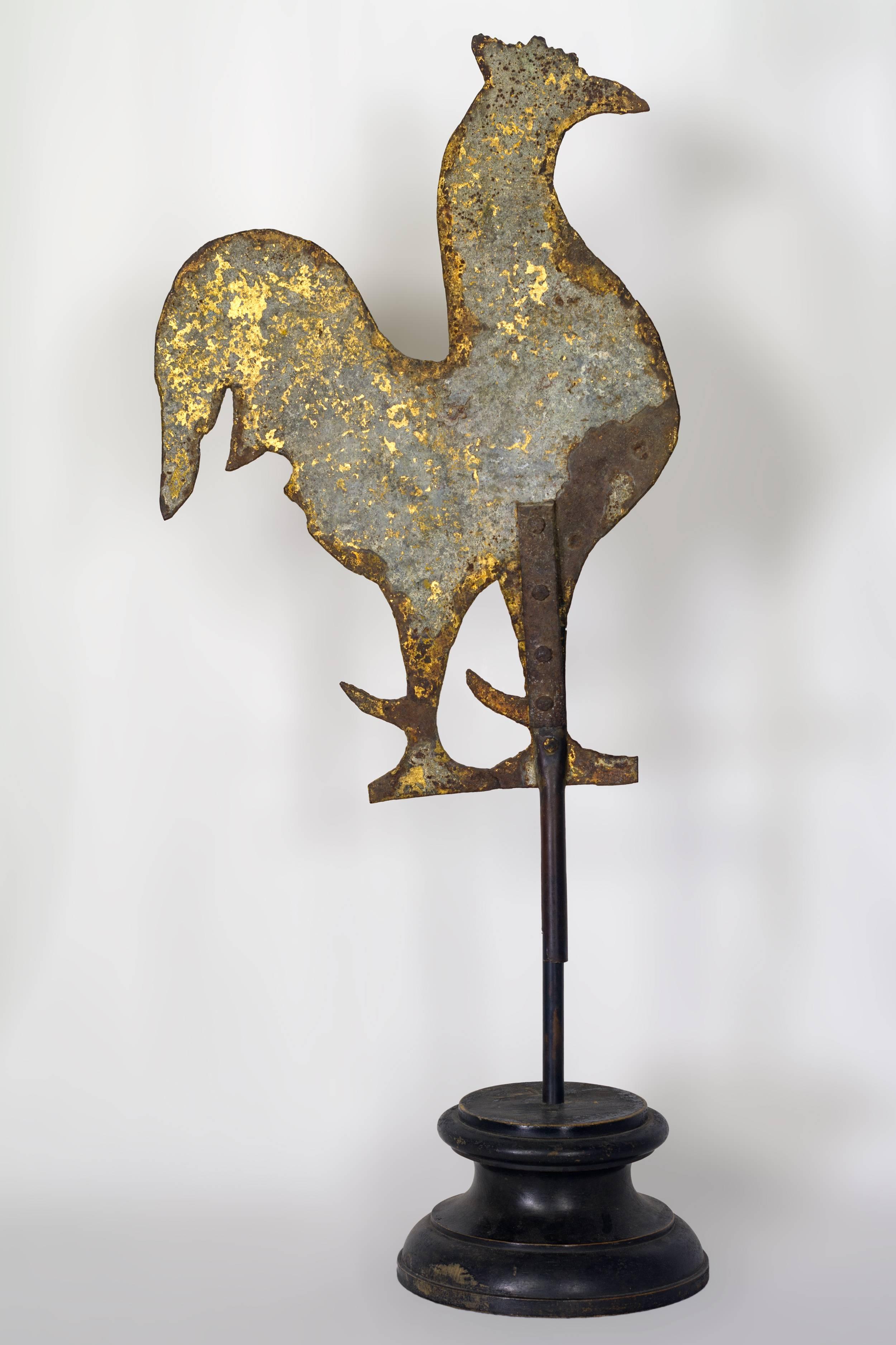 Folk Art Rooster Weathervane, circa 1900